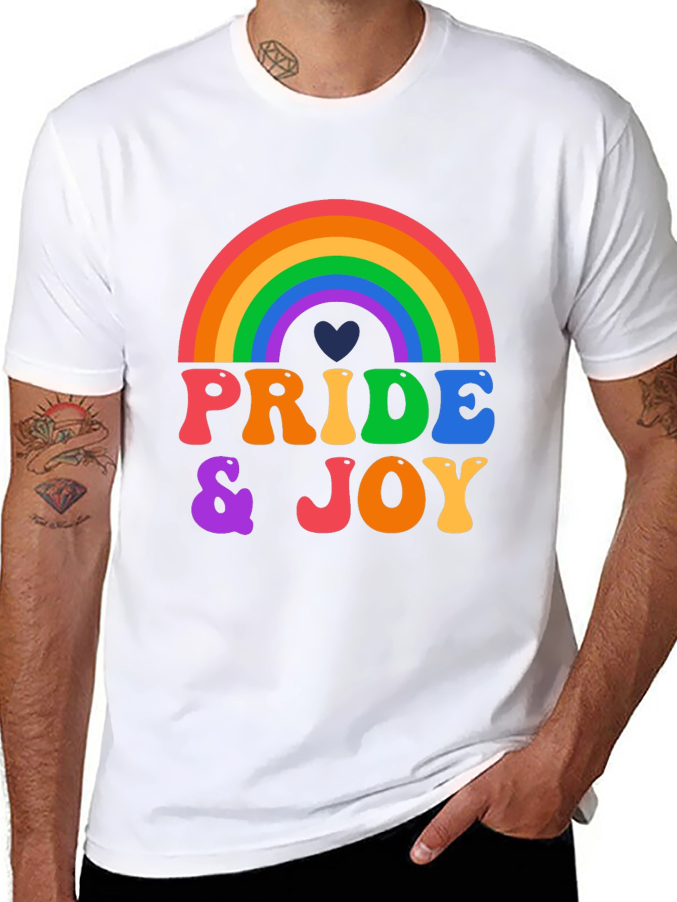 Pride & Joy Rainbow Graphic Tee