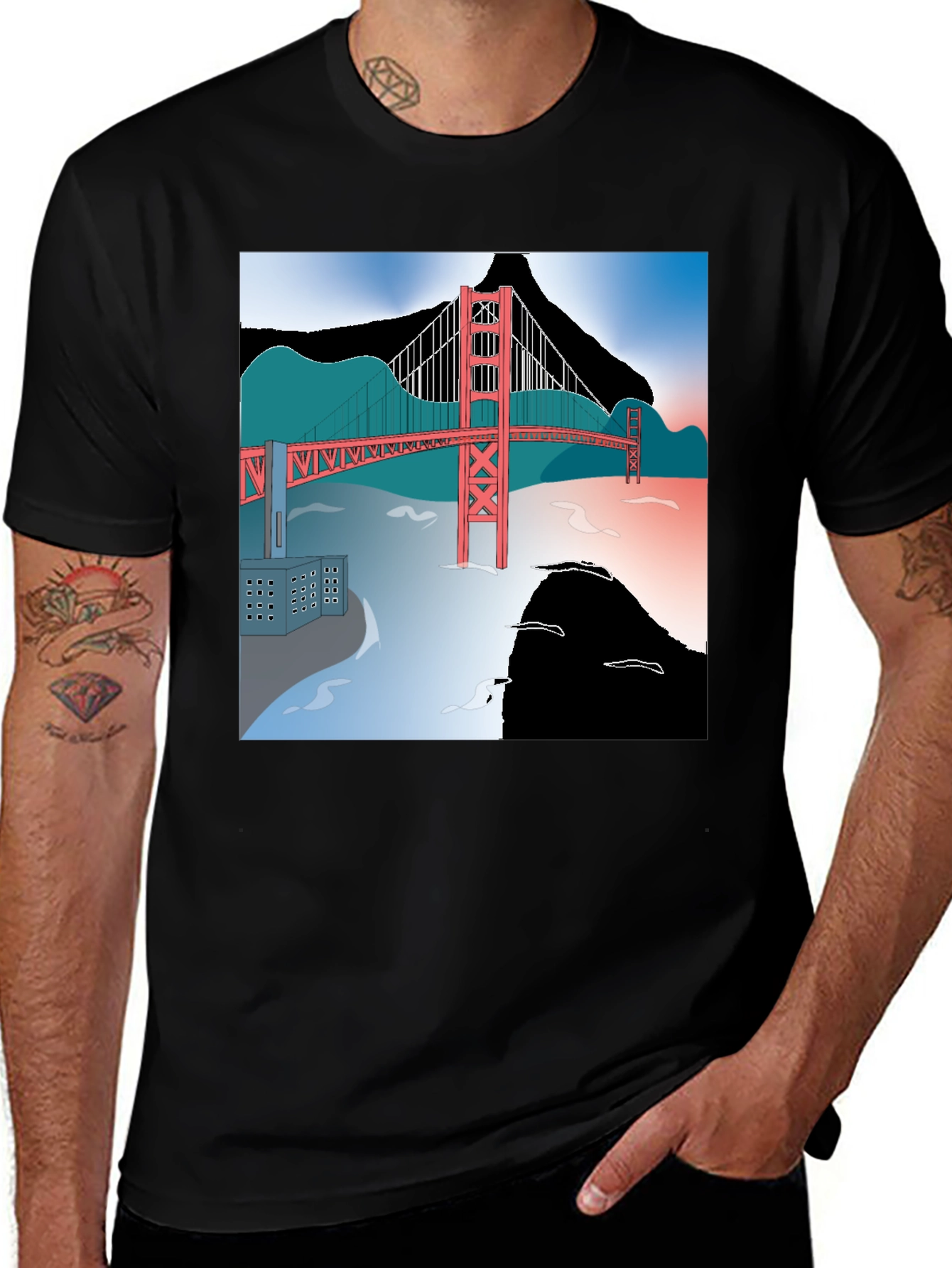 Golden Gate Bridge Graphic Tee