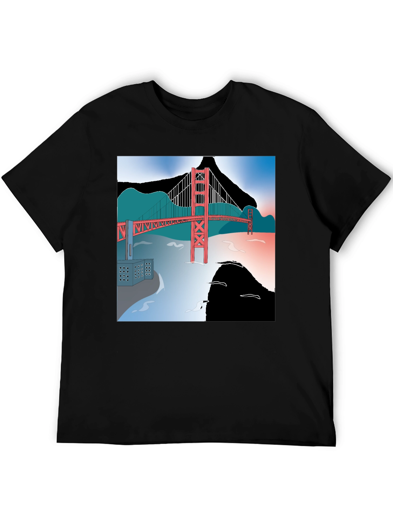 Golden Gate Bridge Graphic Tee