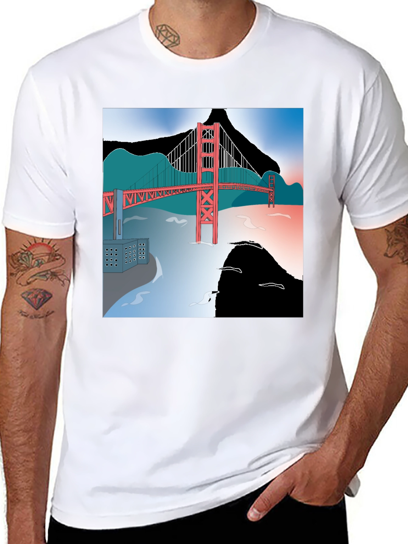 Golden Gate Bridge Graphic Tee