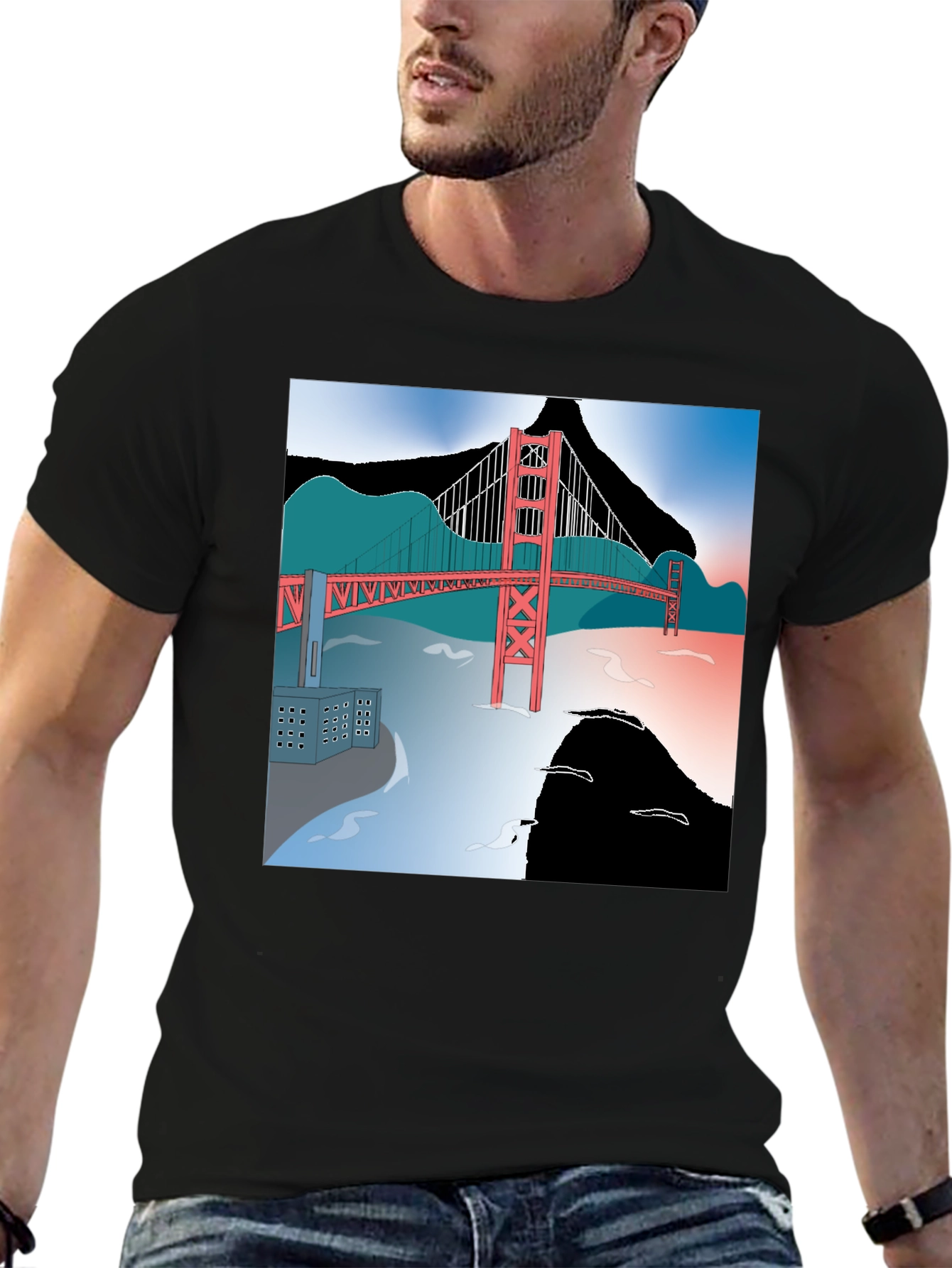 Golden Gate Bridge Graphic Tee