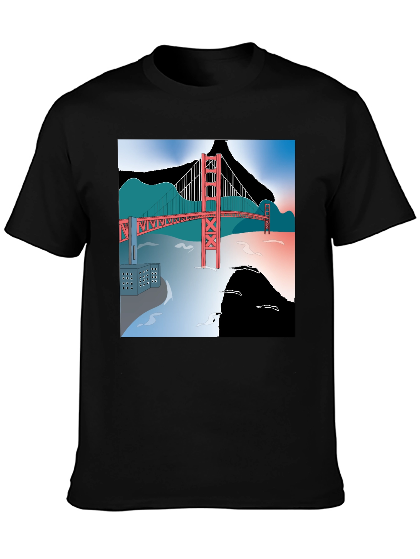 Golden Gate Bridge Graphic Tee