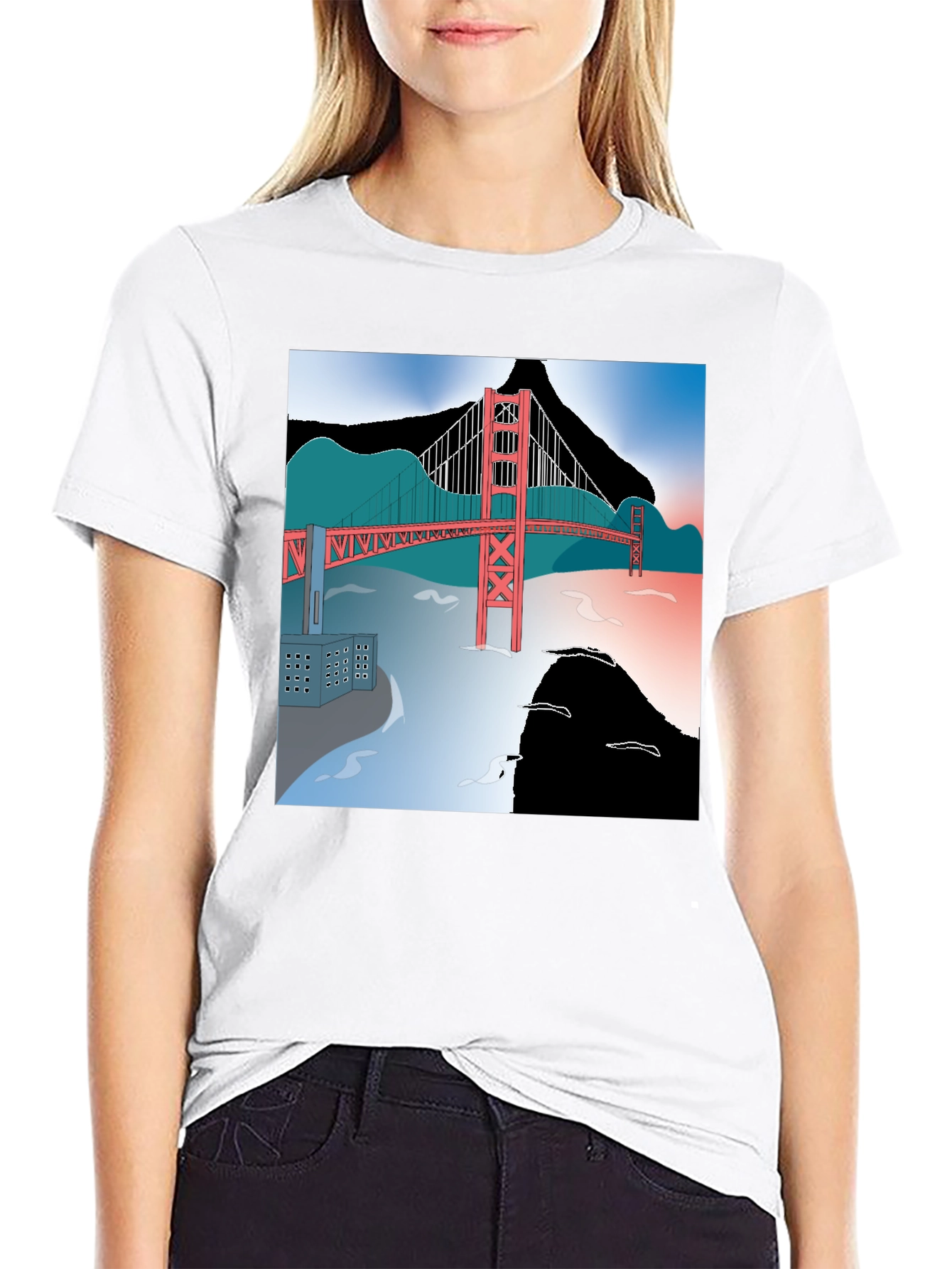 Golden Gate Bridge Graphic Tee