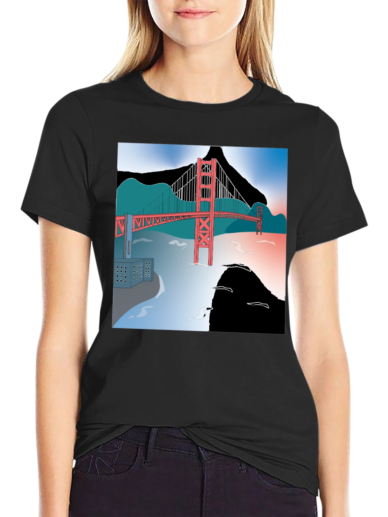 Golden Gate Bridge Graphic Tee