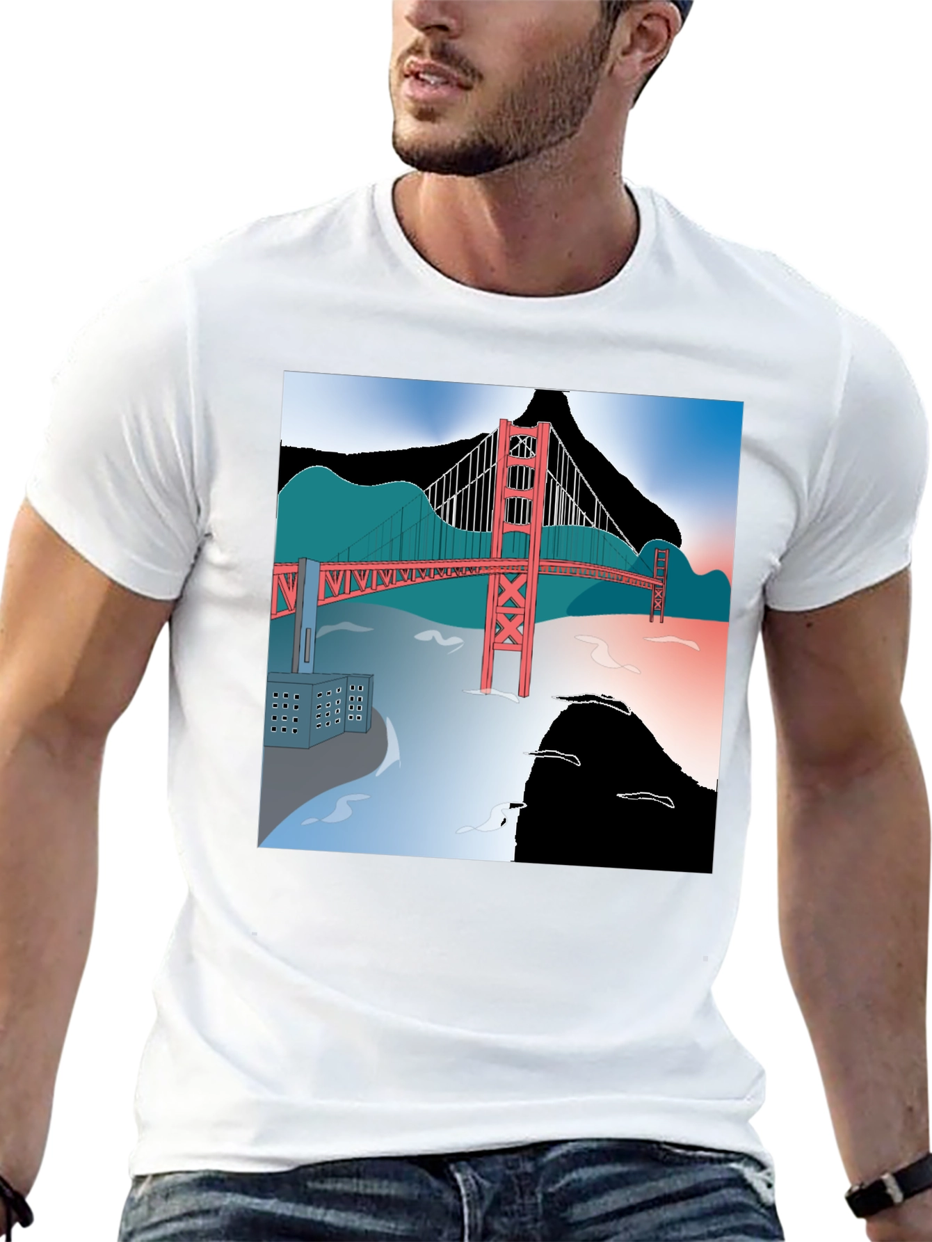 Golden Gate Bridge Graphic Tee