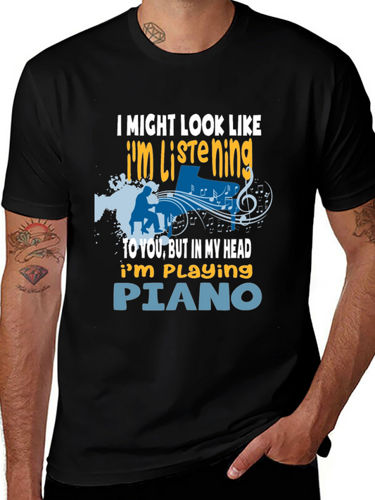 Piano Lover T-Shirt: Im Listening