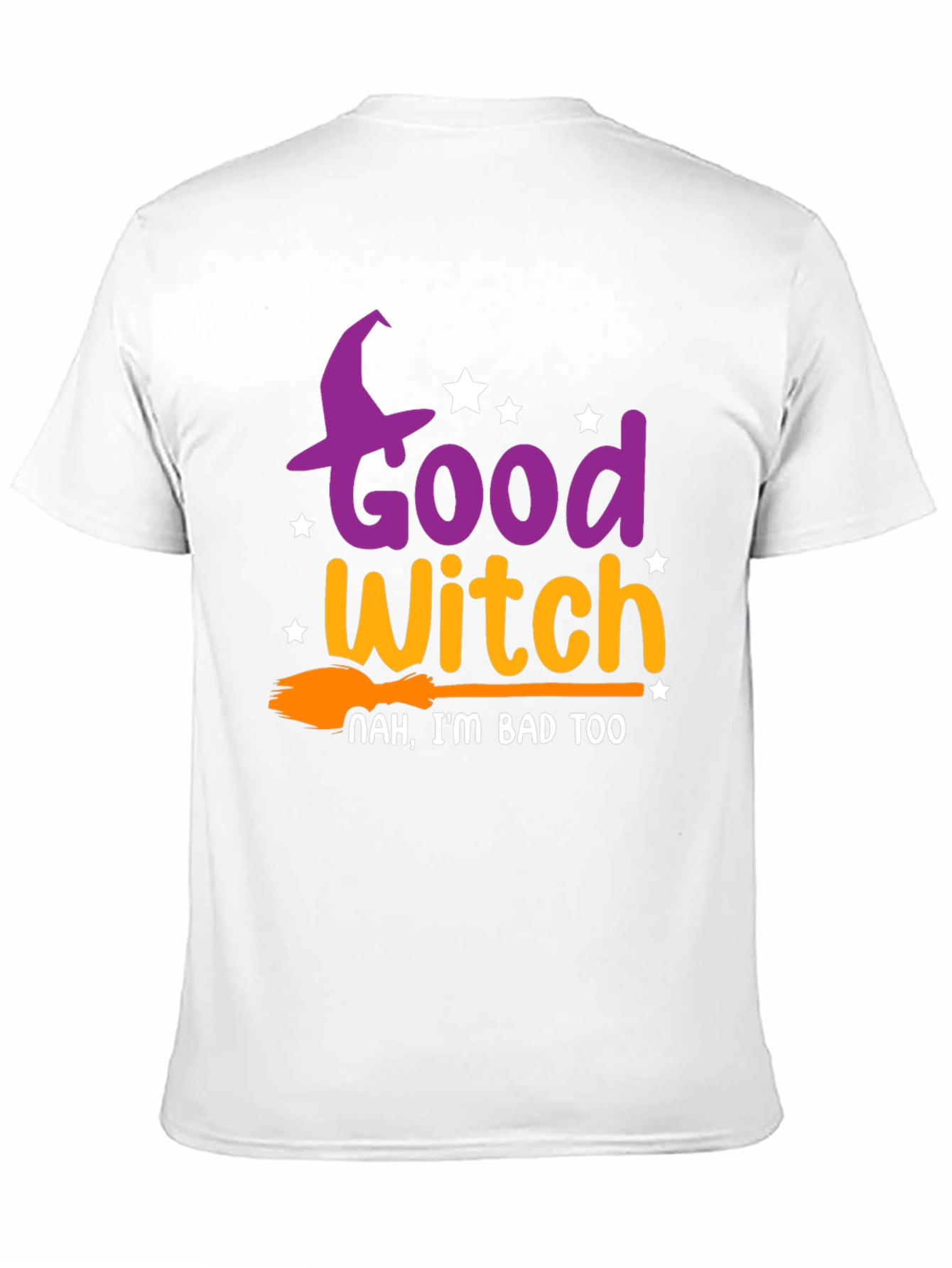 Good Witch/Bad Witch Black T-Shirt Halloween Costume