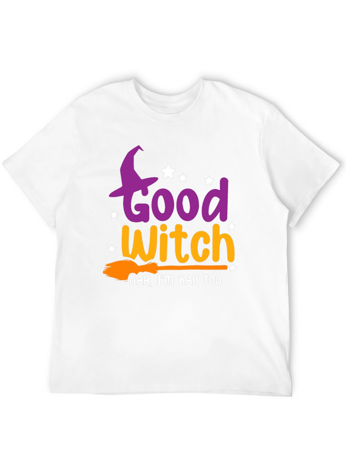 Good Witch/Bad Witch Black T-Shirt Halloween Costume