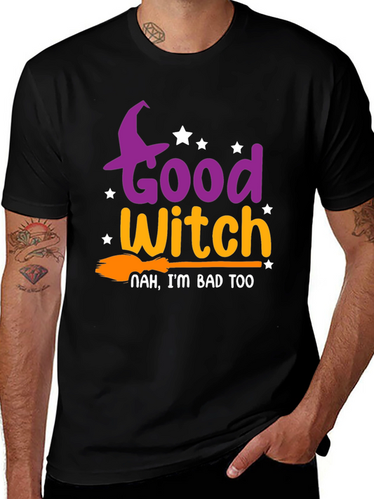 Good Witch/Bad Witch Black T-Shirt Halloween Costume
