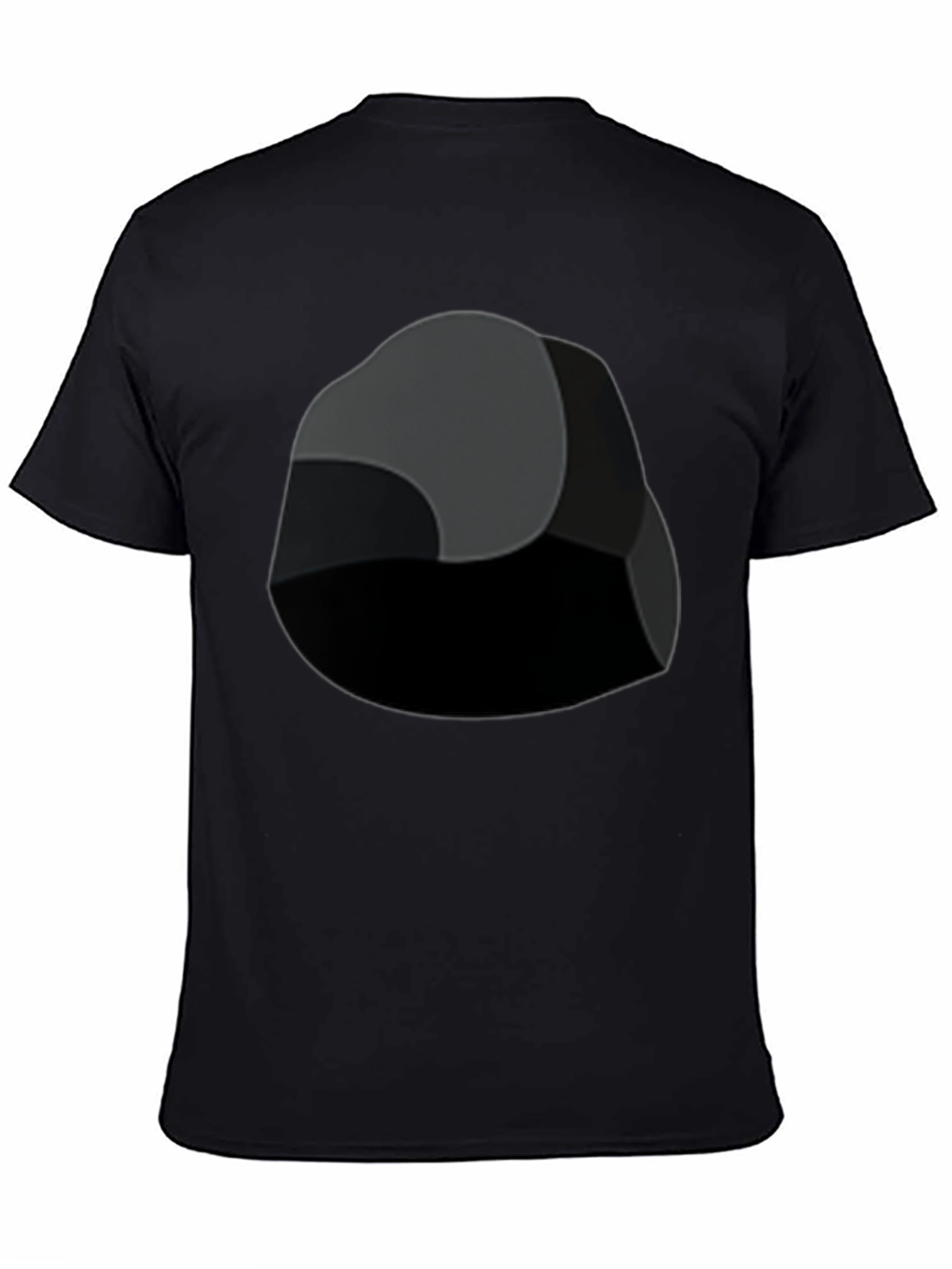 Abstract Rock Graphic Black T-Shirt