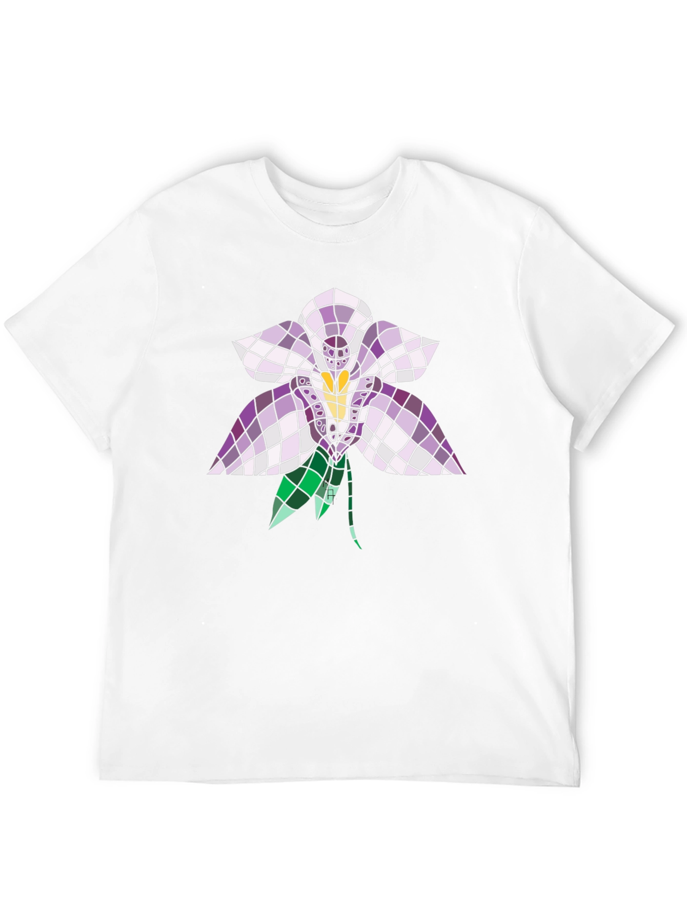 Floral Mosaic Graphic T-Shirt