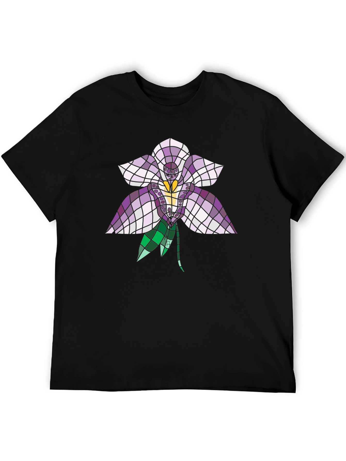 Floral Mosaic Graphic T-Shirt