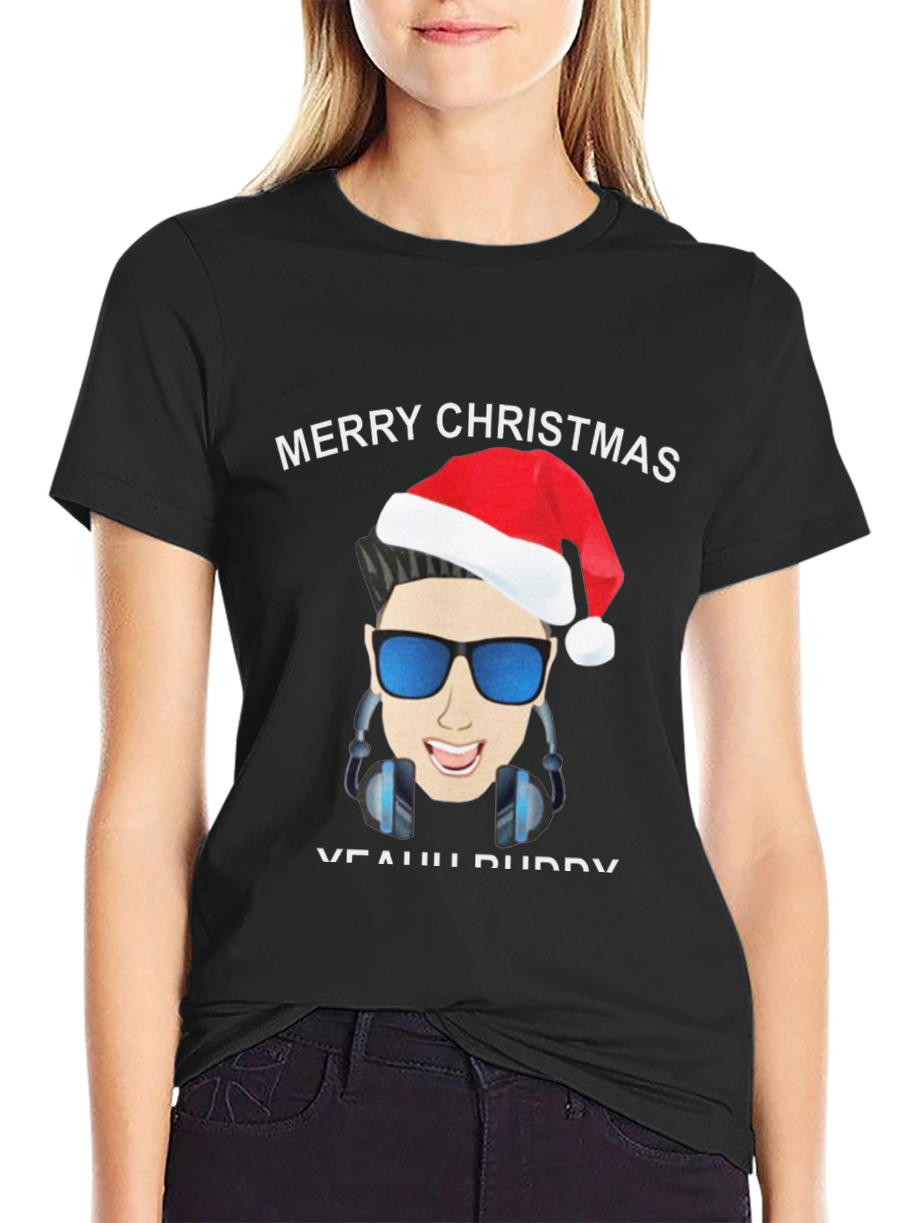 Merry Christmas Yeah Buddy Tee