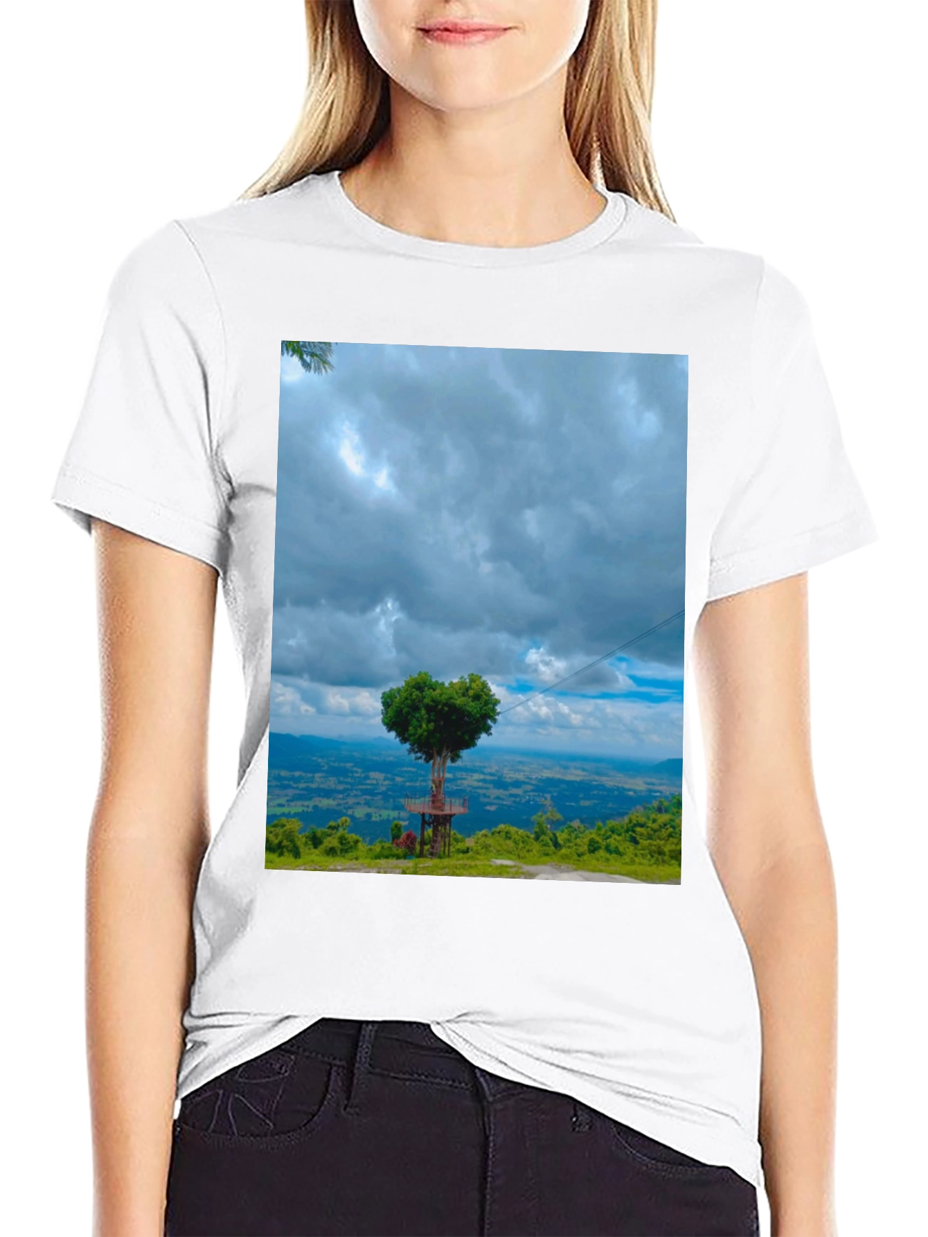 Scenic View T-Shirt: Heart Tree Overlook