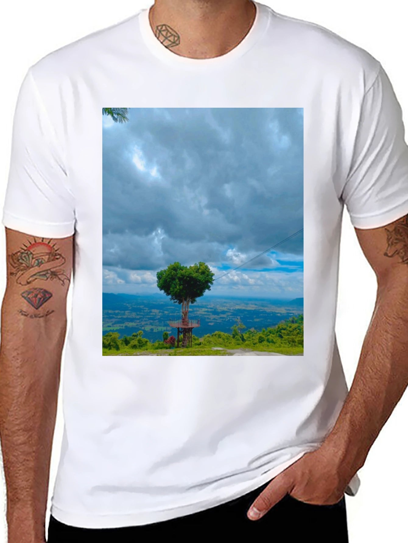 Scenic View T-Shirt: Heart Tree Overlook