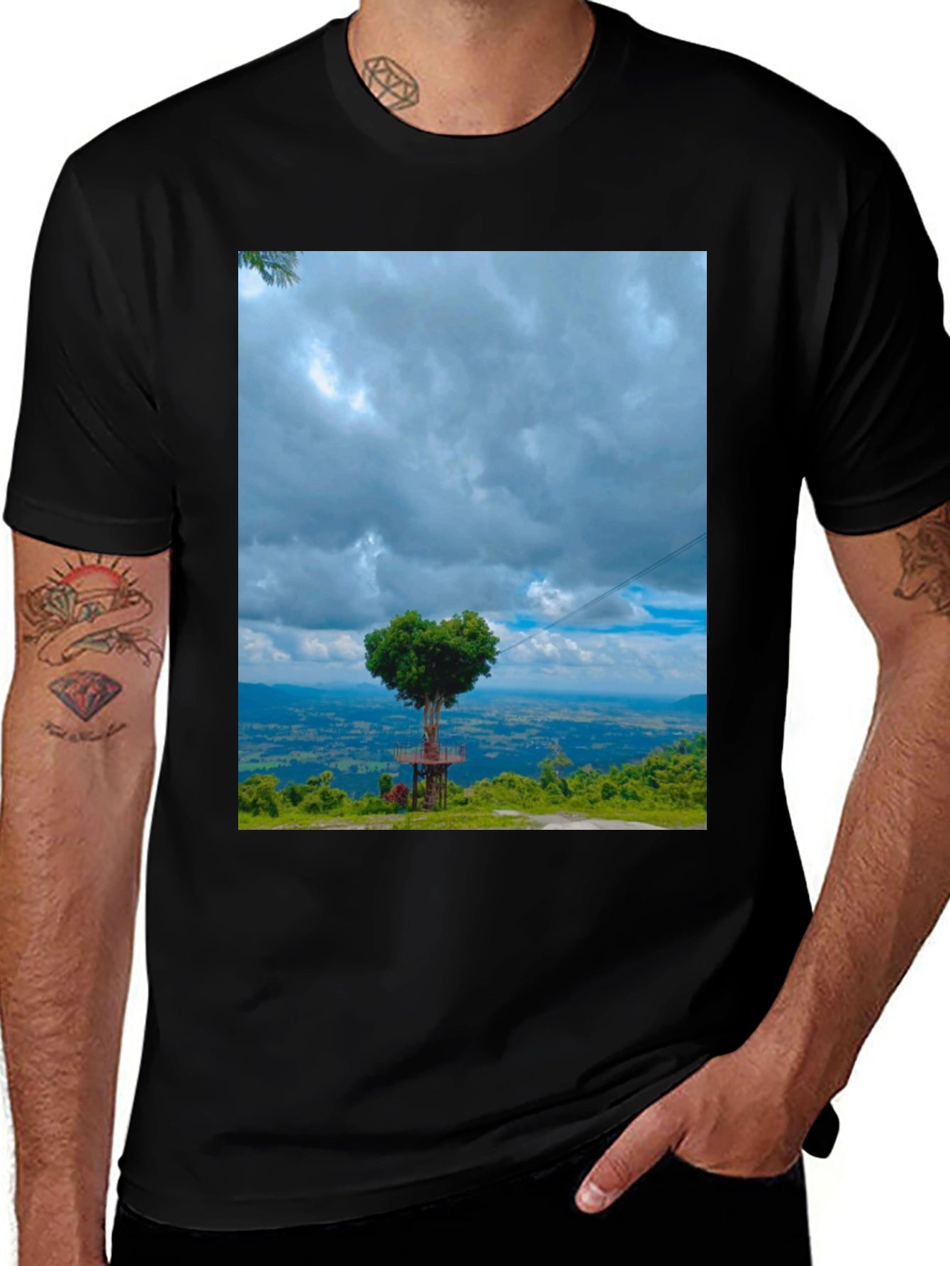 Scenic View T-Shirt: Heart Tree Overlook