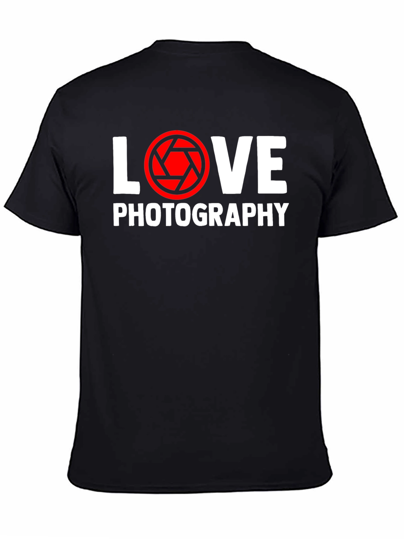 Love Photography T-Shirt - Camera Lens Graphic Tee