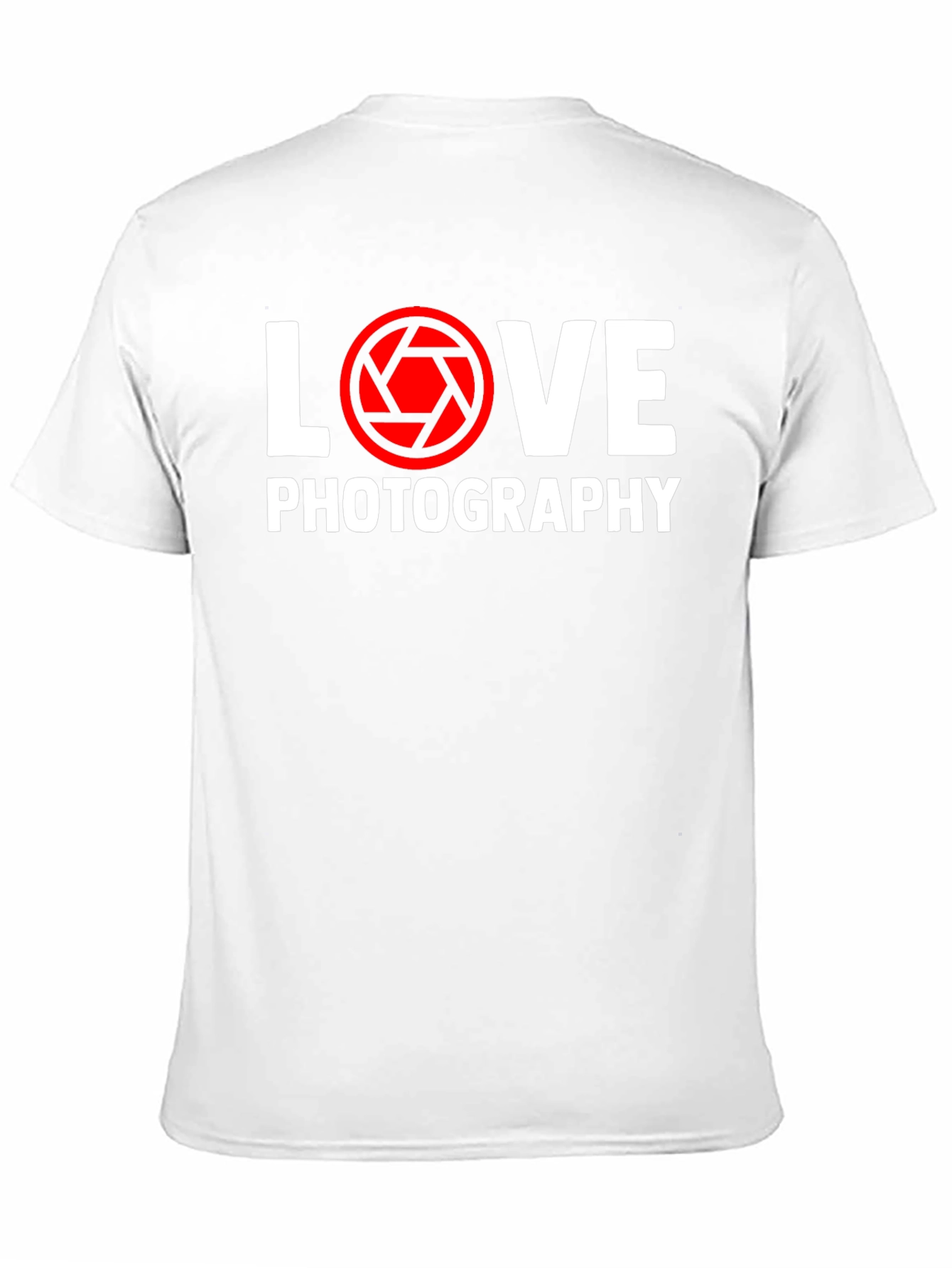Love Photography T-Shirt - Camera Lens Graphic Tee