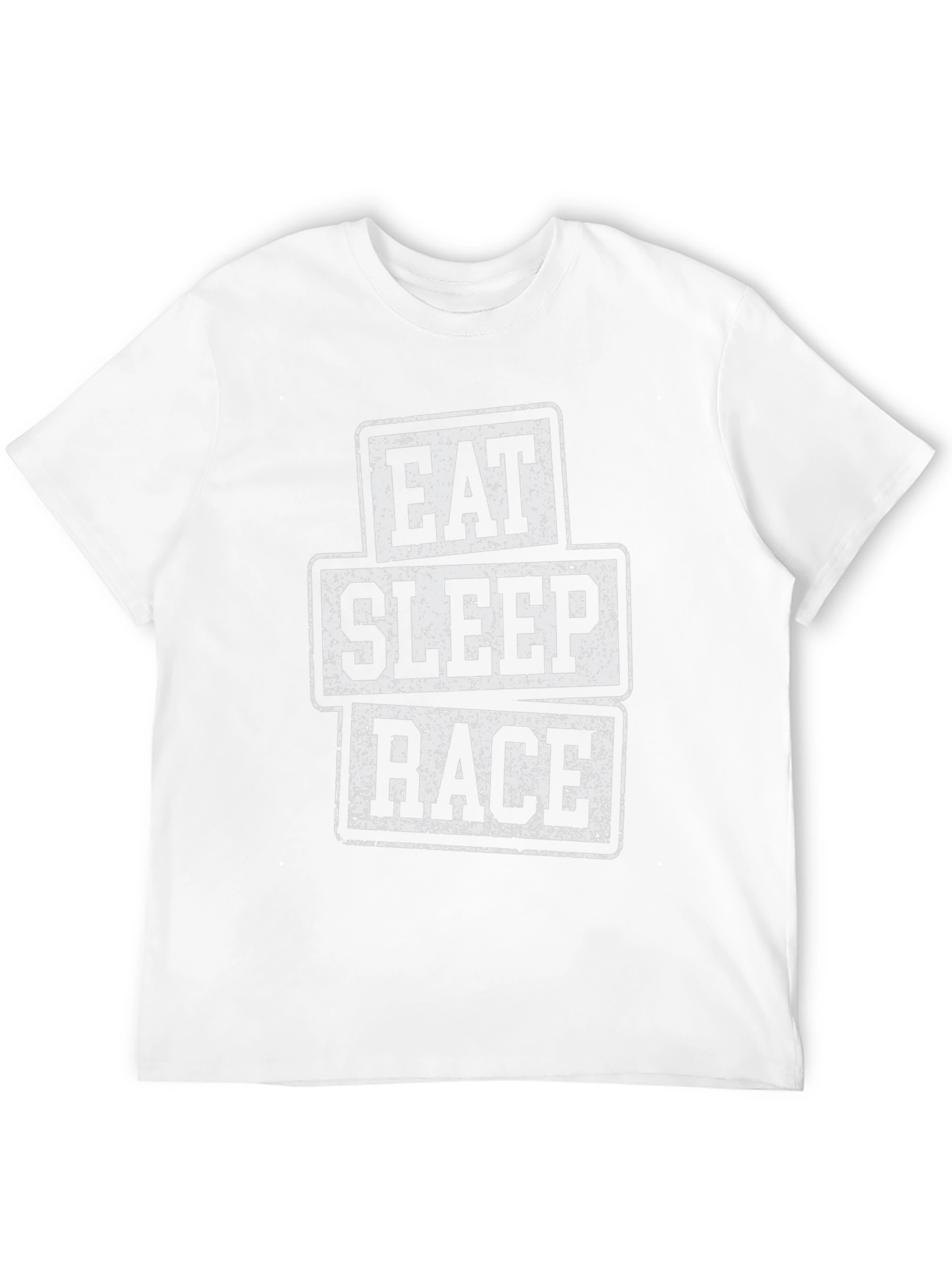 Eat Sleep Race Black Graphic T-Shirt