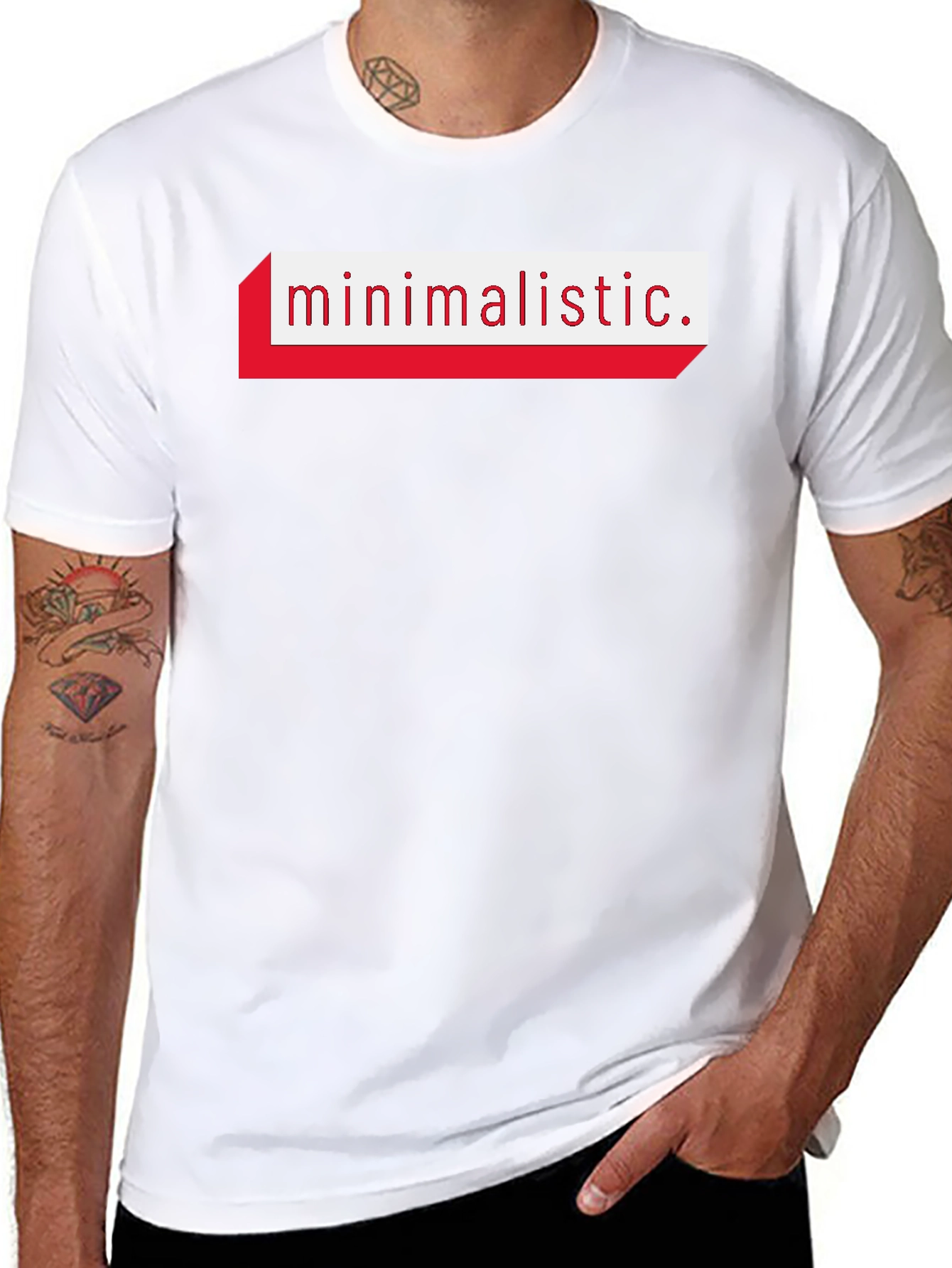 Minimalistic Graphic Tee - Stylish Casual Wear