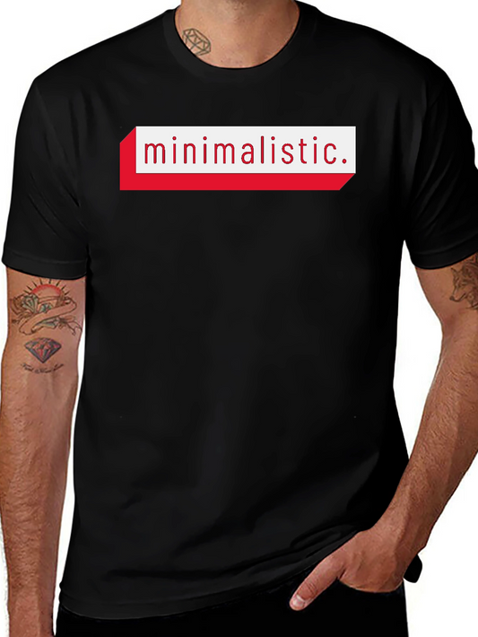 Minimalistic Graphic Tee - Stylish Casual Wear