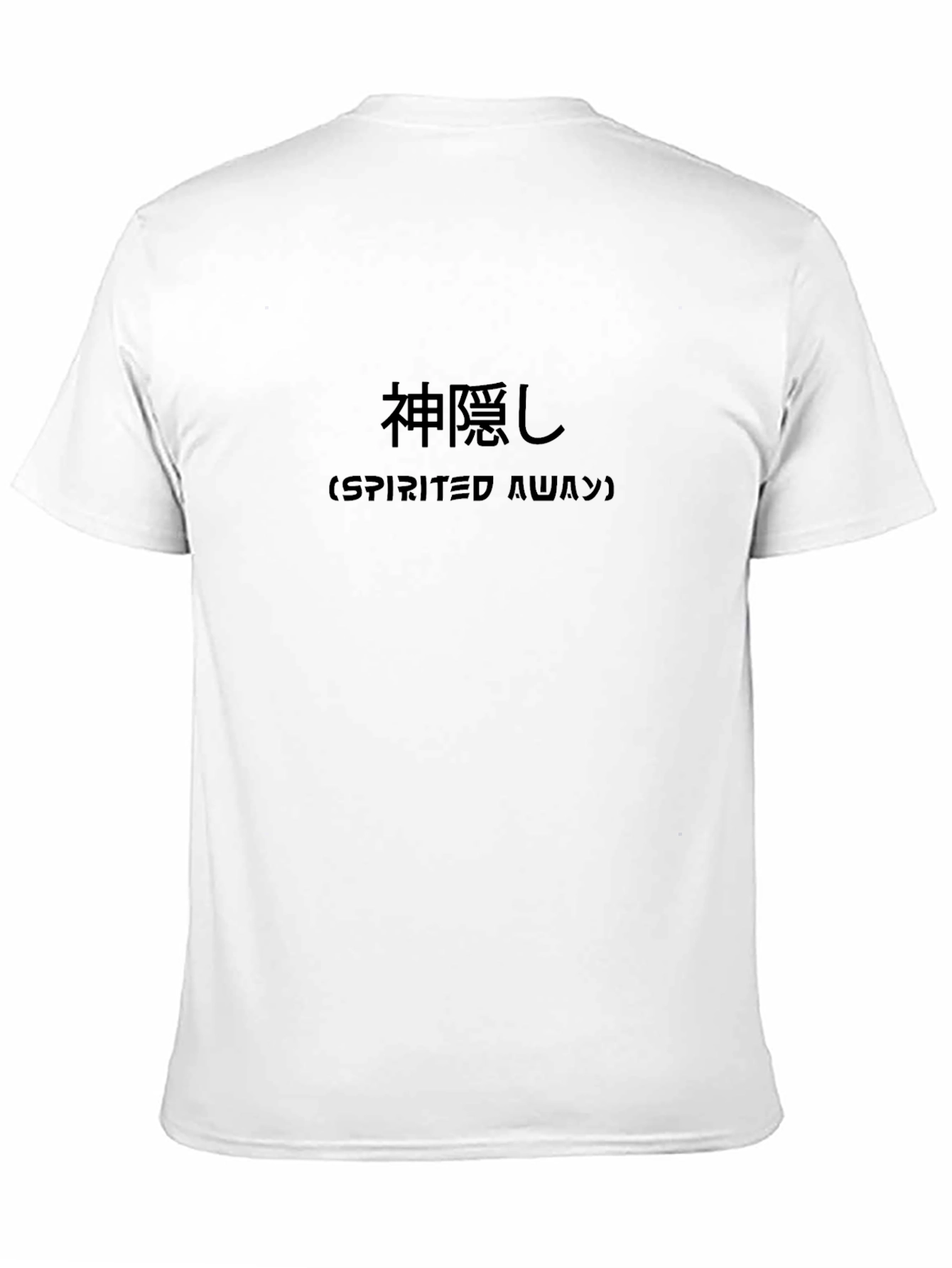 Spirited Away Graphic Print T-Shirt Black