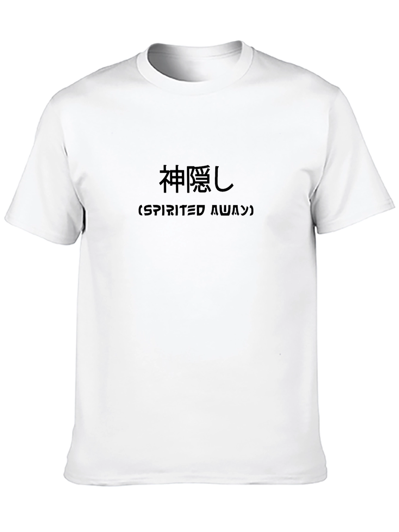 Spirited Away Graphic Print T-Shirt Black