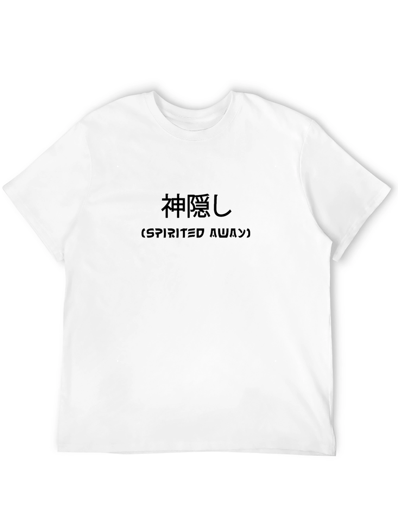 Spirited Away Graphic Print T-Shirt Black