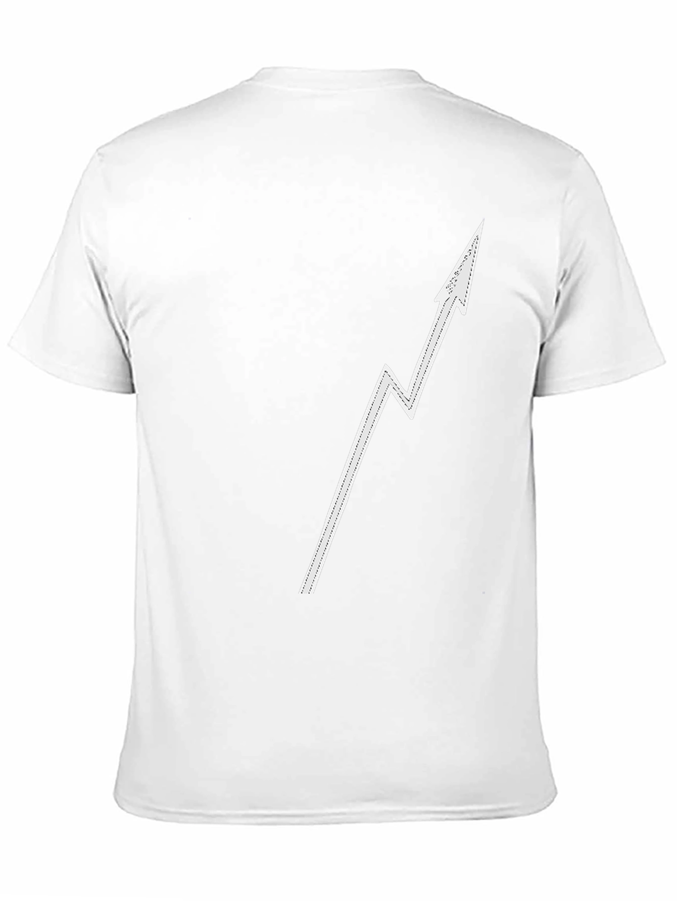 Modern Arrow Graphic Tee - Black Casual Shirt