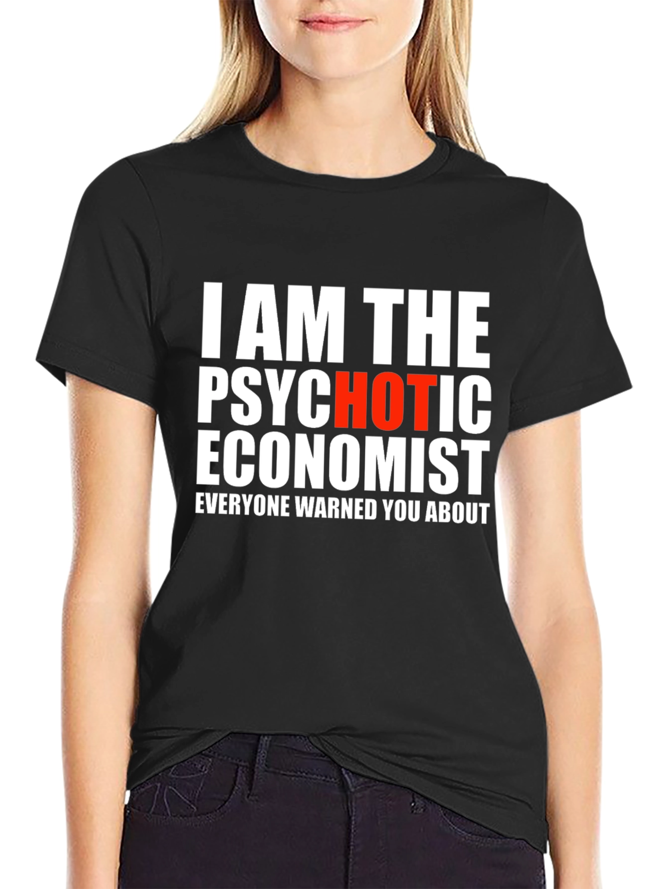 Psychotic Economist Graphic Tee - Bold Statement Shirt