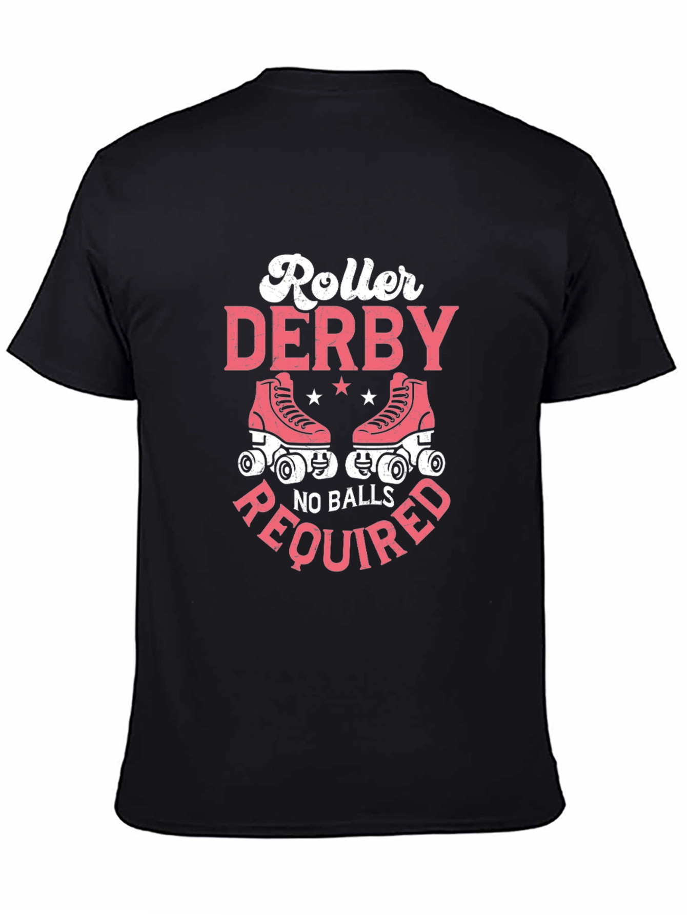 Roller Derby No Balls Required Graphic Tee