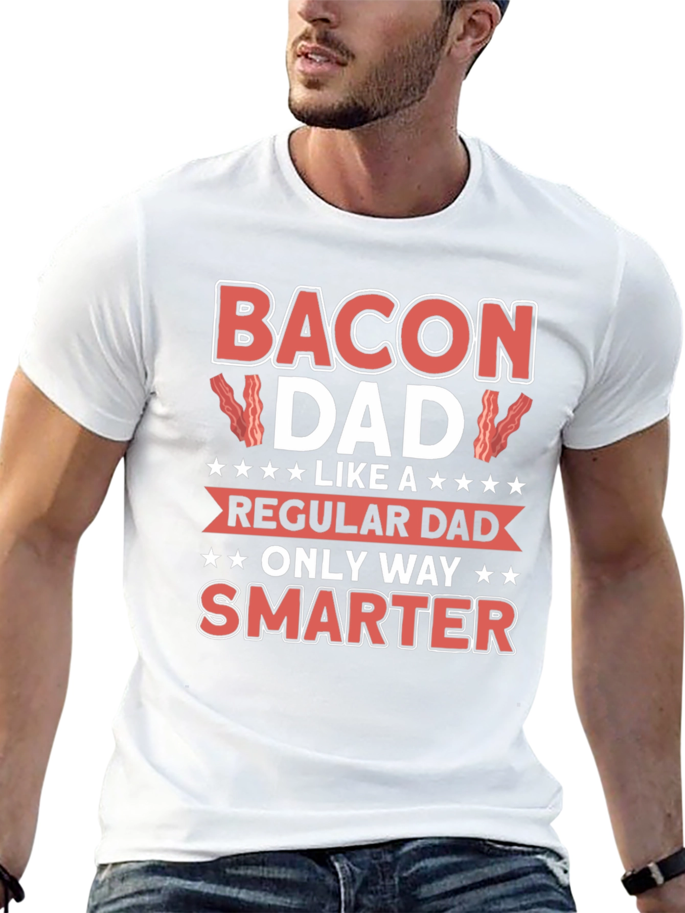 Bacon Dad T-Shirt - Funny Fathers Day Tee