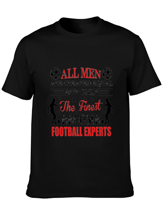 Football Expert Graphic Tee - All Men Are Created Equal