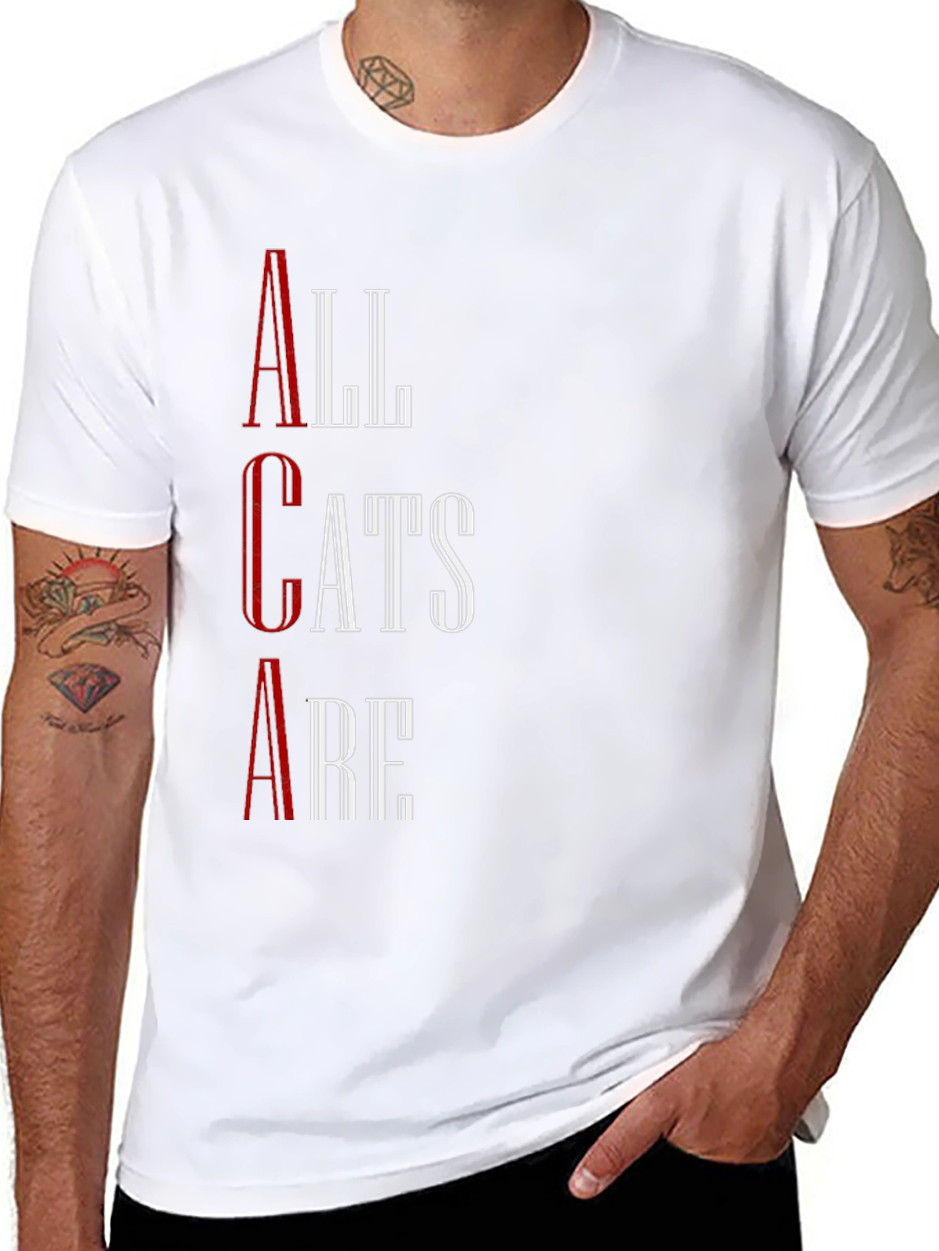 All Cats Are T-Shirt - Black Graphic Tee