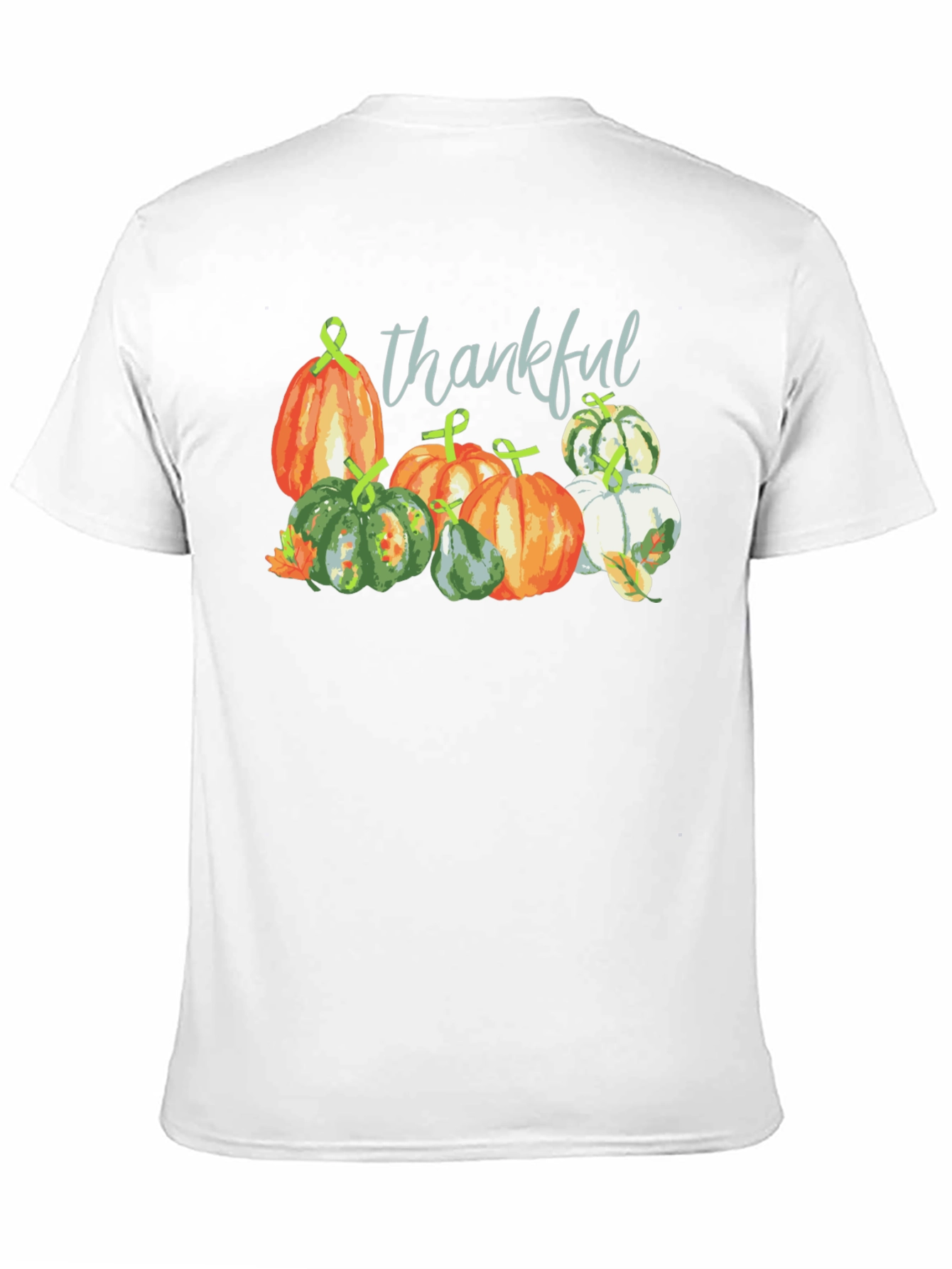 Thankful Pumpkin Patch Black T-Shirt Fall Season Tee