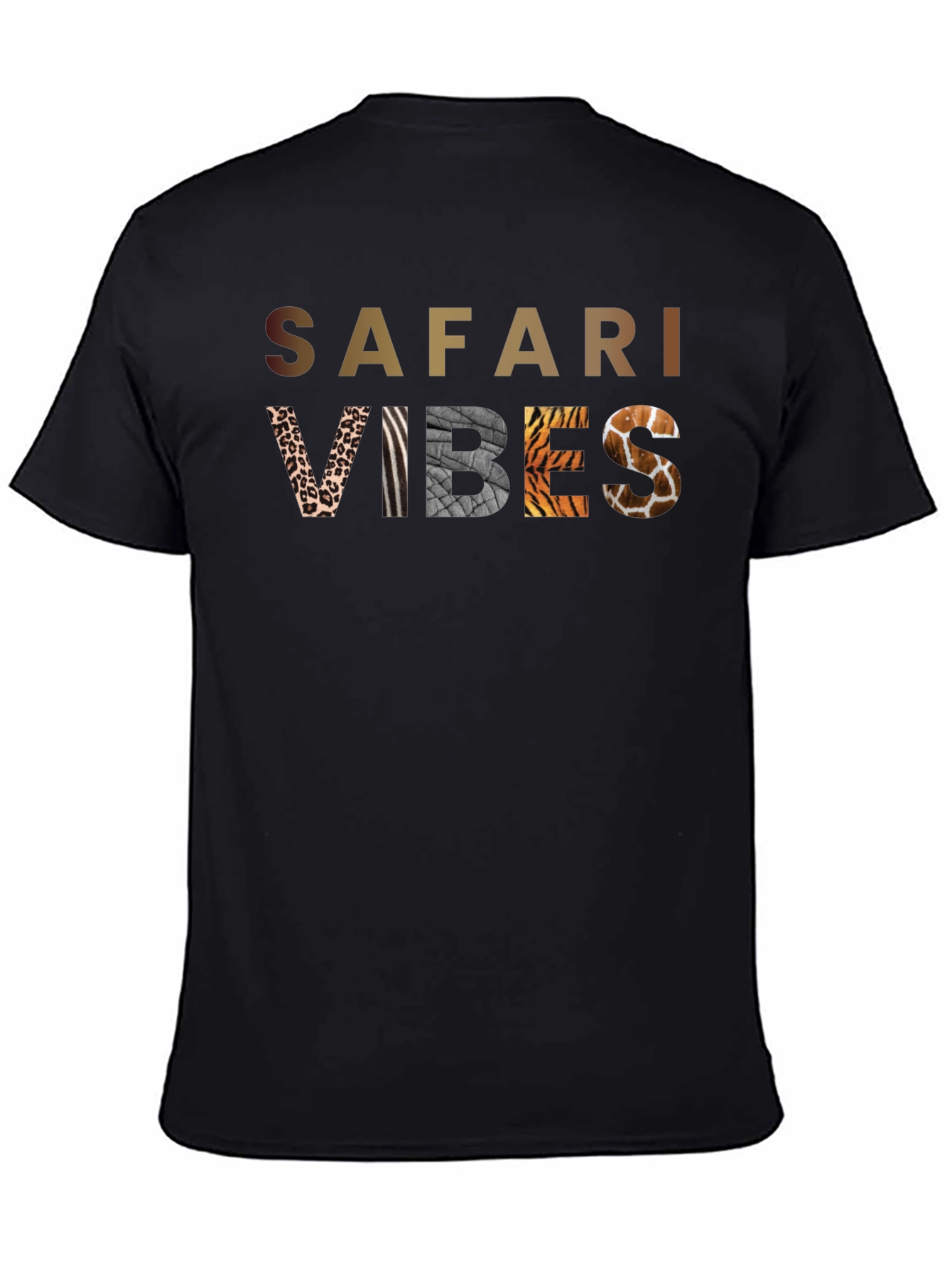 Safari Vibes Graphic T-Shirt - Stylish Animal Print Tee