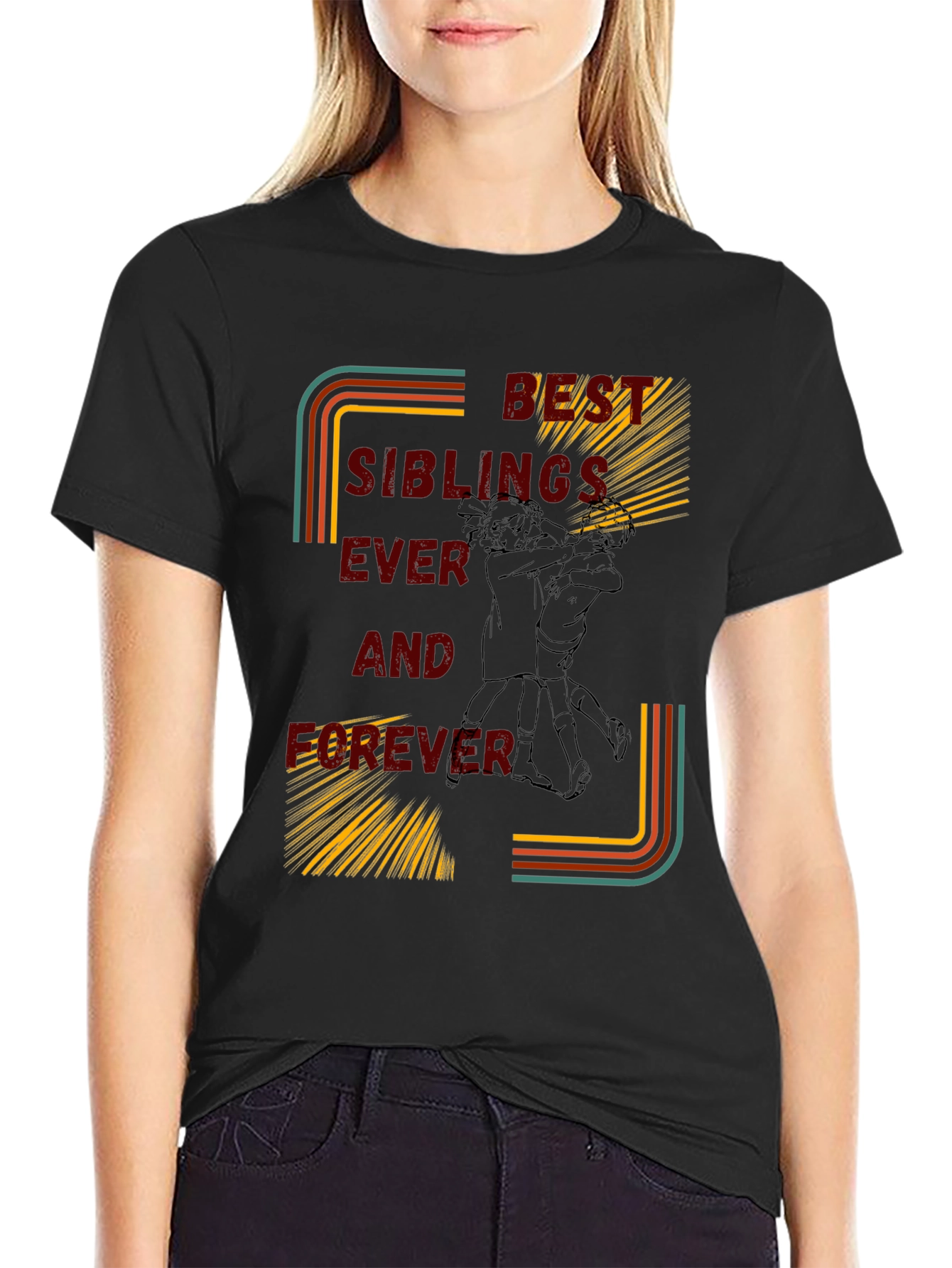 Best Siblings Ever Graphic T-Shirt
