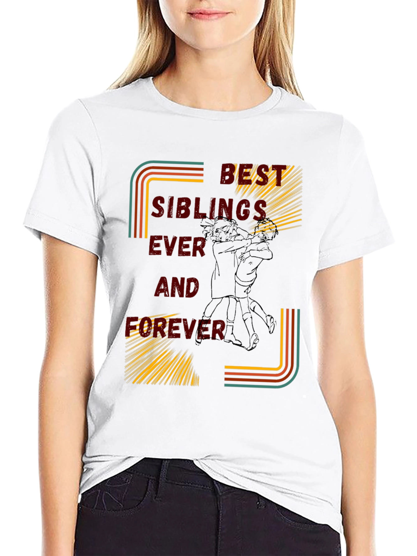 Best Siblings Ever Graphic T-Shirt