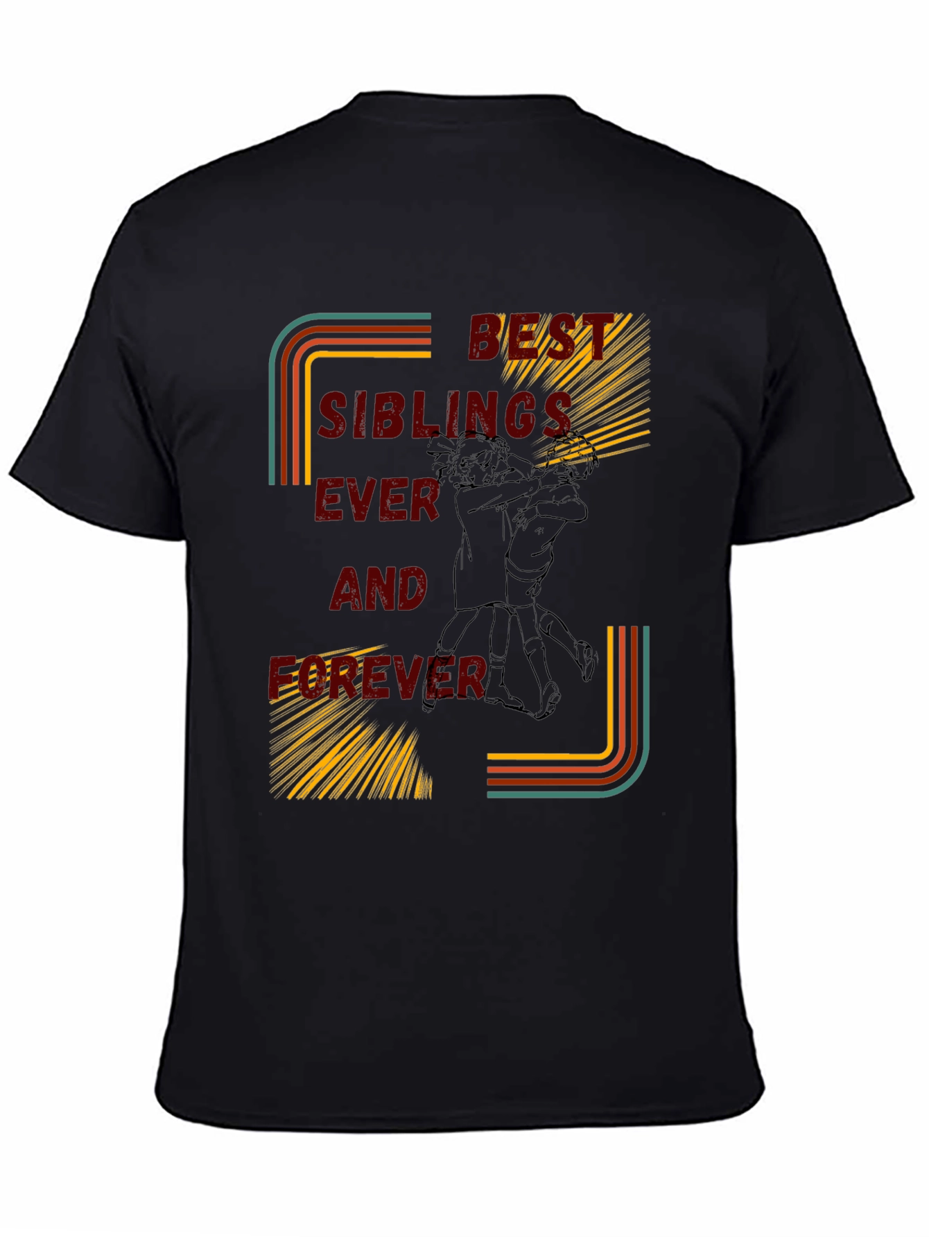 Best Siblings Ever Graphic T-Shirt