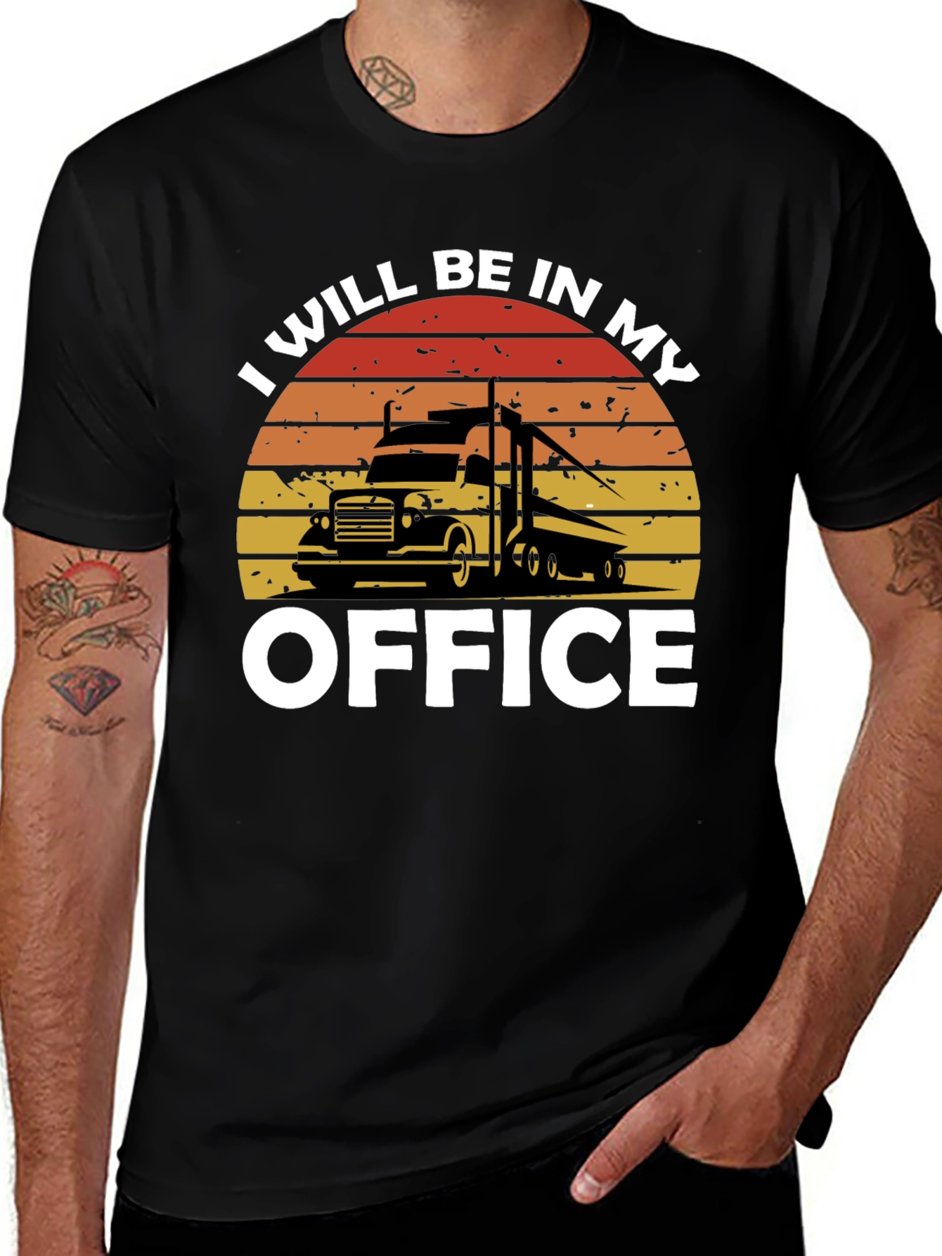 Truckers Office T-Shirt - Driver Life
