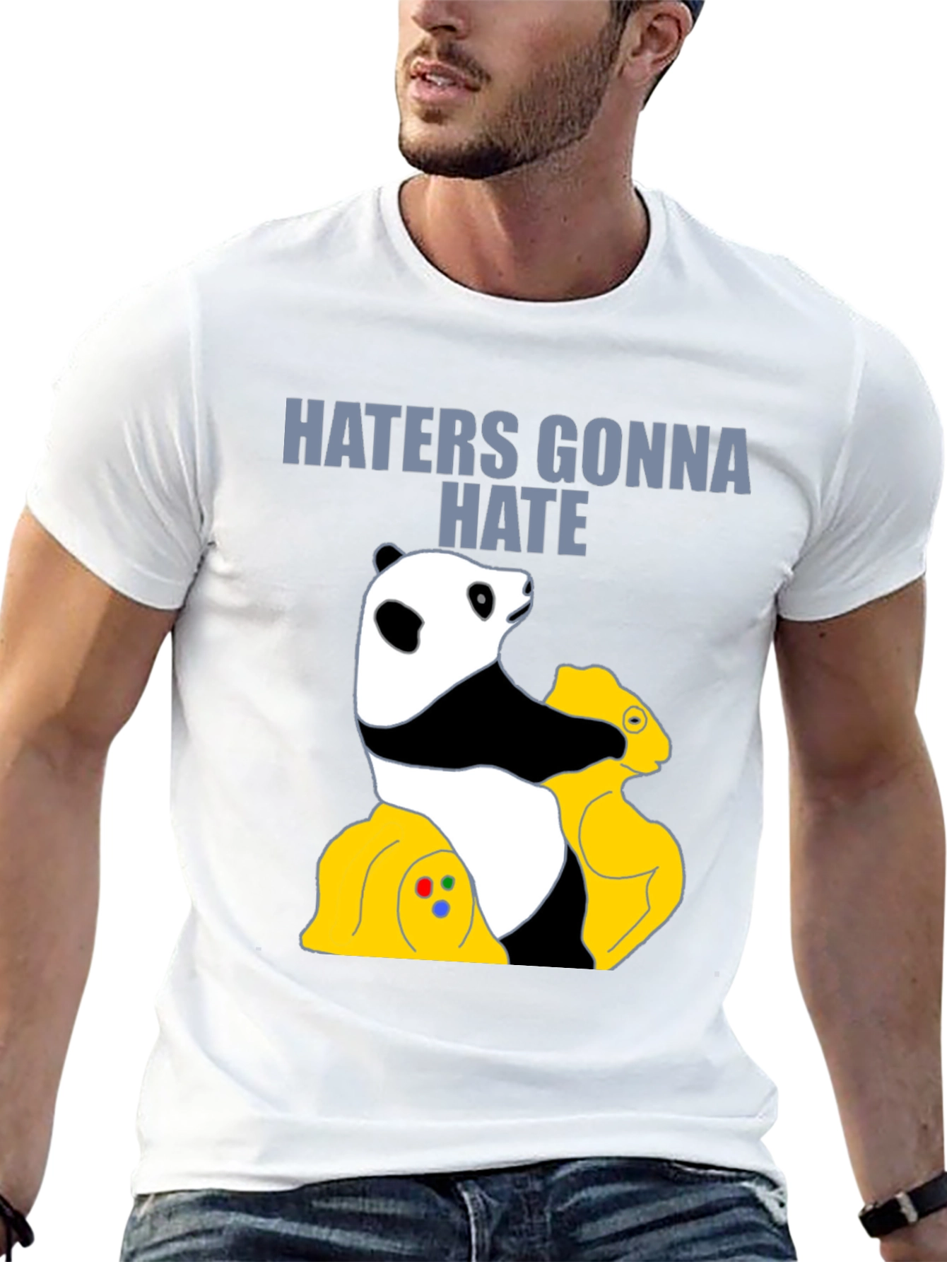 Haters Gonna Hate Panda Graphic Tee