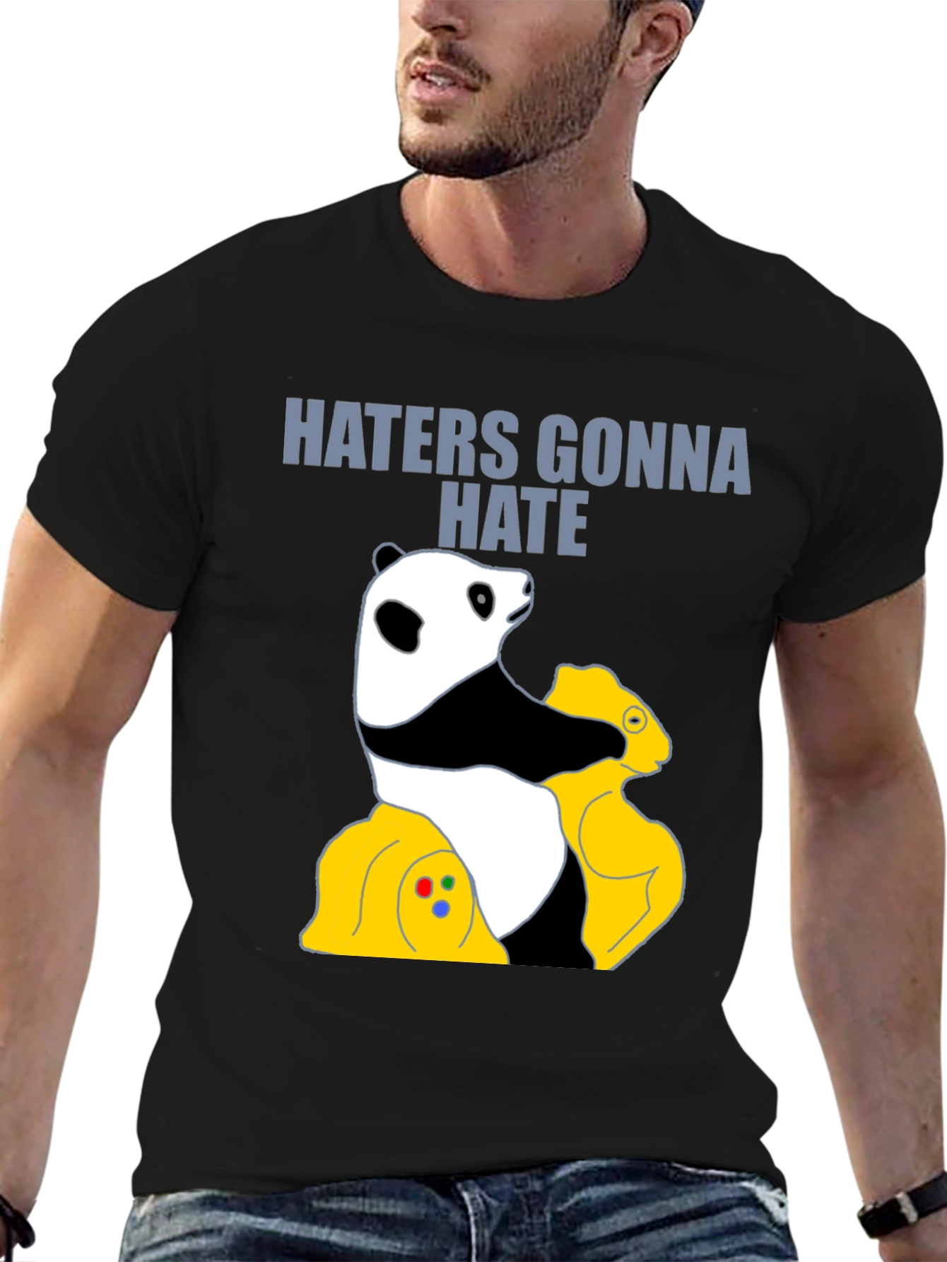 Haters Gonna Hate Panda Graphic Tee