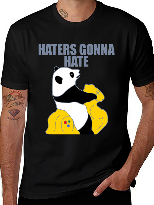 Haters Gonna Hate Panda Graphic Tee
