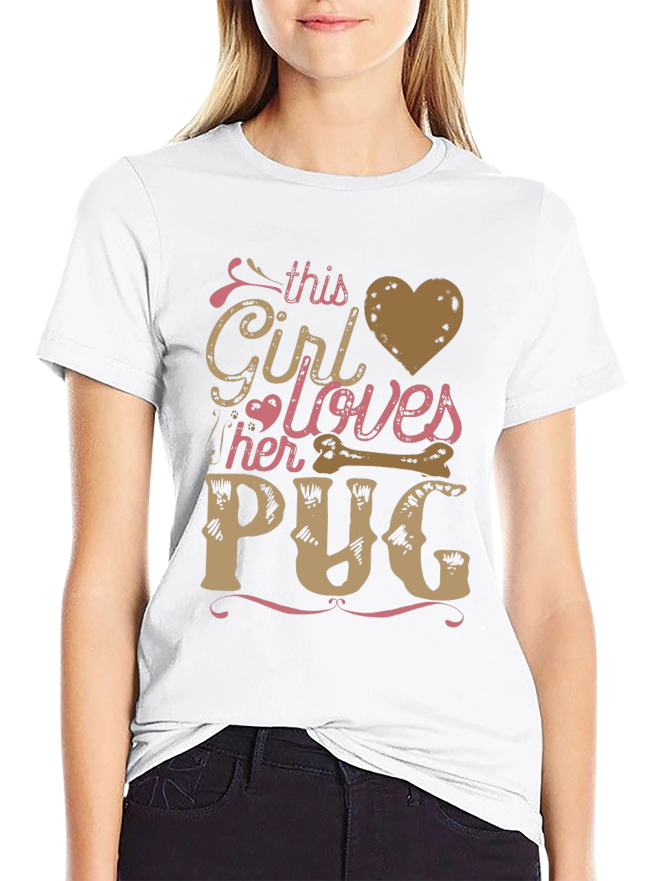 This Girl Loves Her Pug T-Shirt