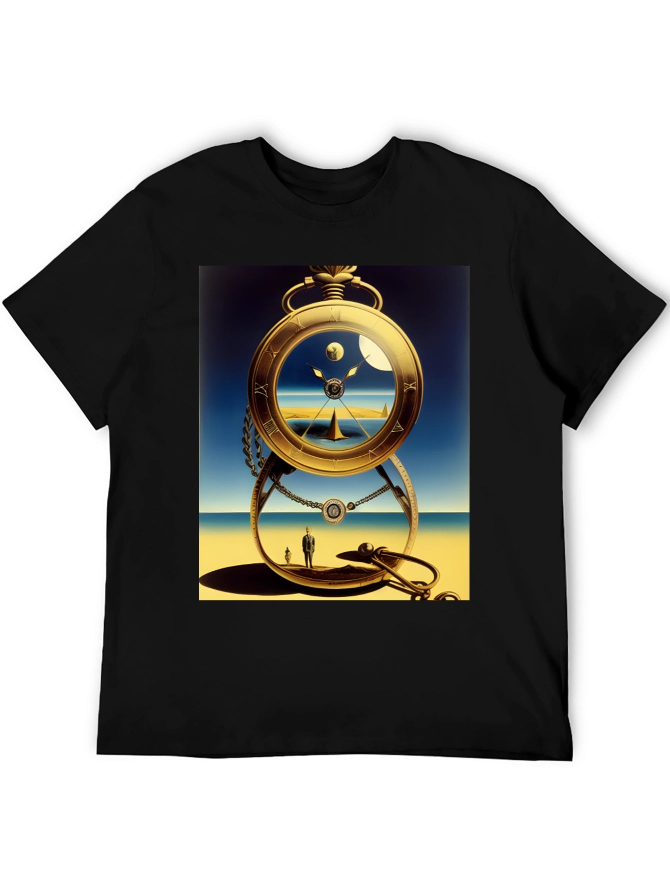 Surreal Pocket Watch Graphic Tee