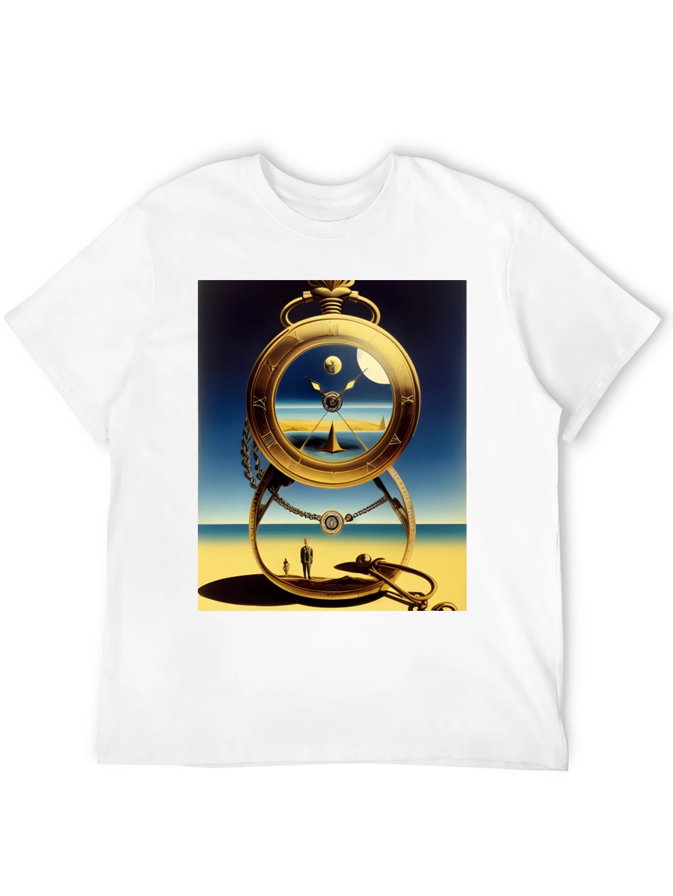 Surreal Pocket Watch Graphic Tee