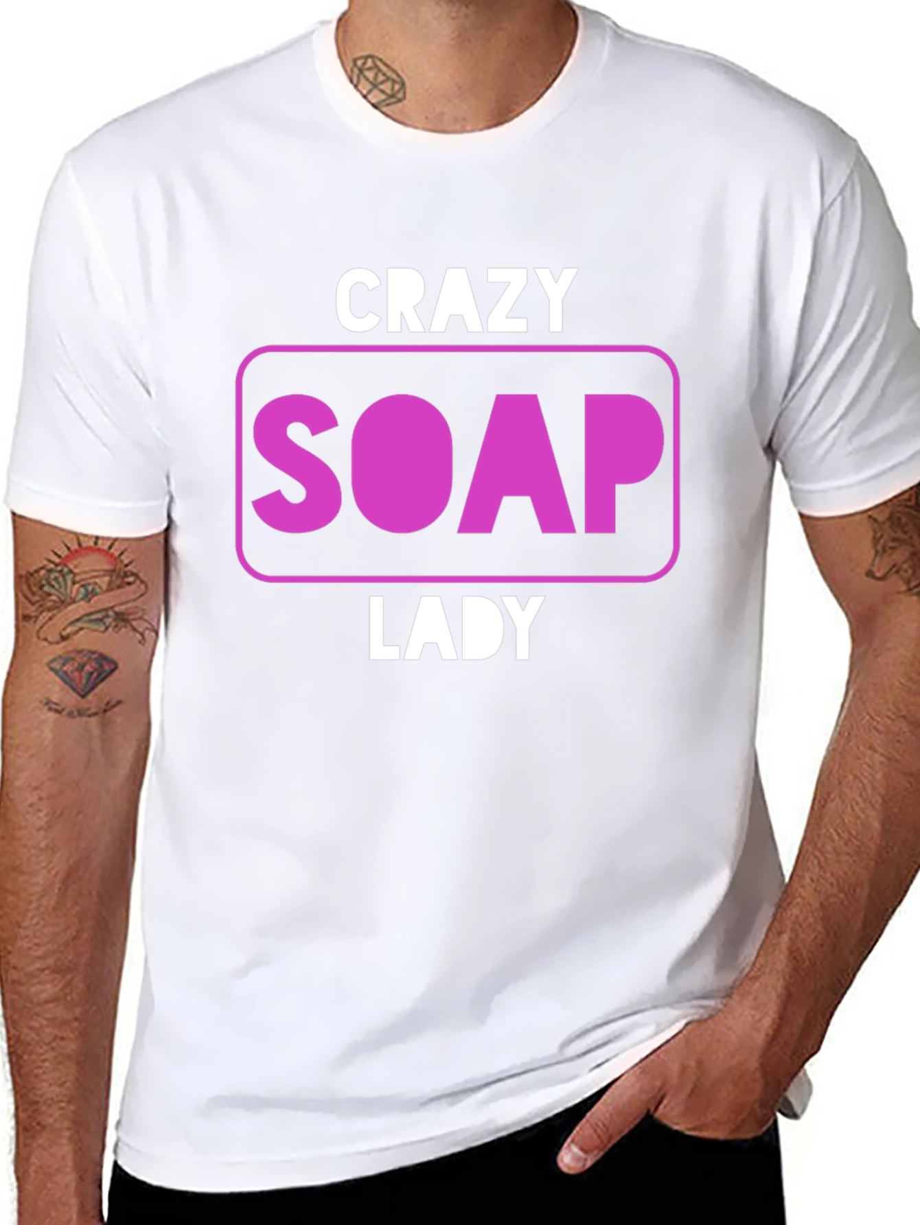 Crazy Soap Lady Graphic Tee