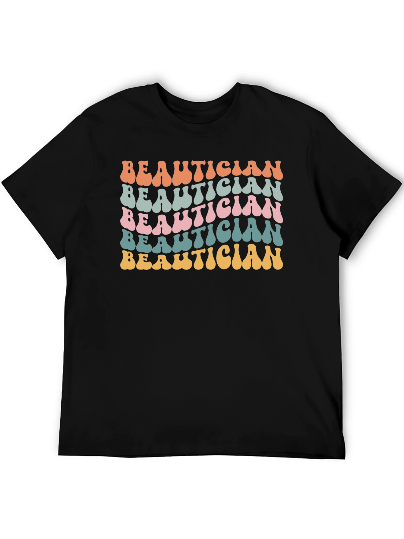 Beautician Retro Style Graphic T-Shirt