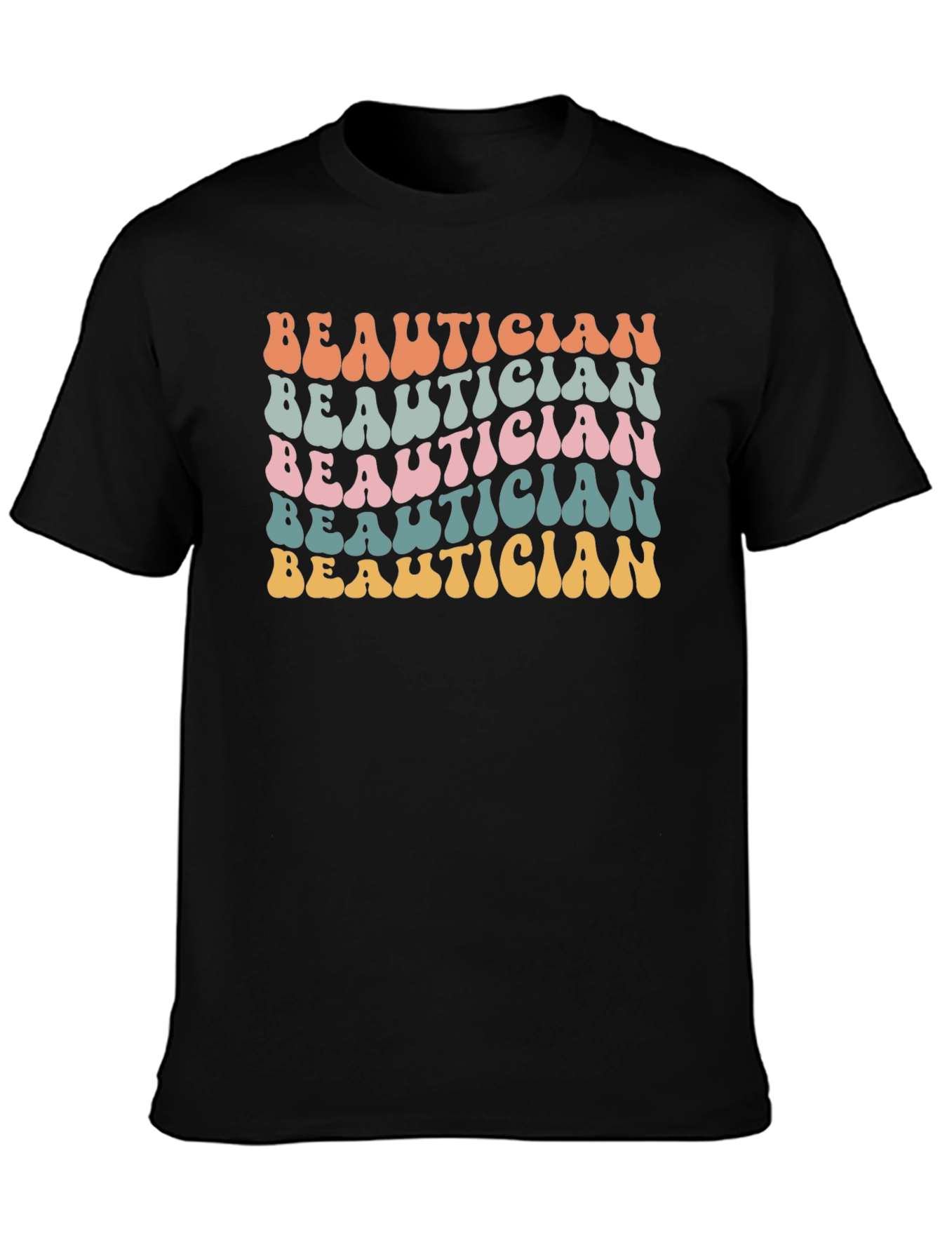 Beautician Retro Style Graphic T-Shirt