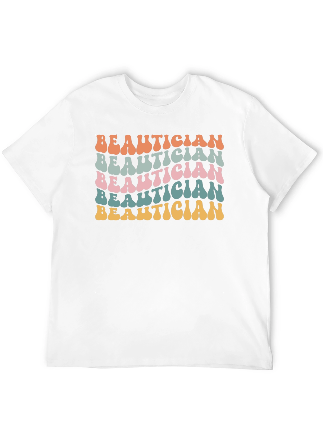 Beautician Retro Style Graphic T-Shirt